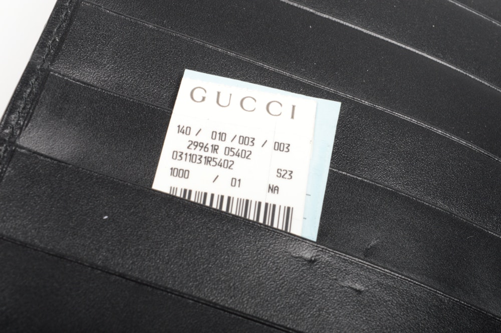 Gucci Black Monogram Planner