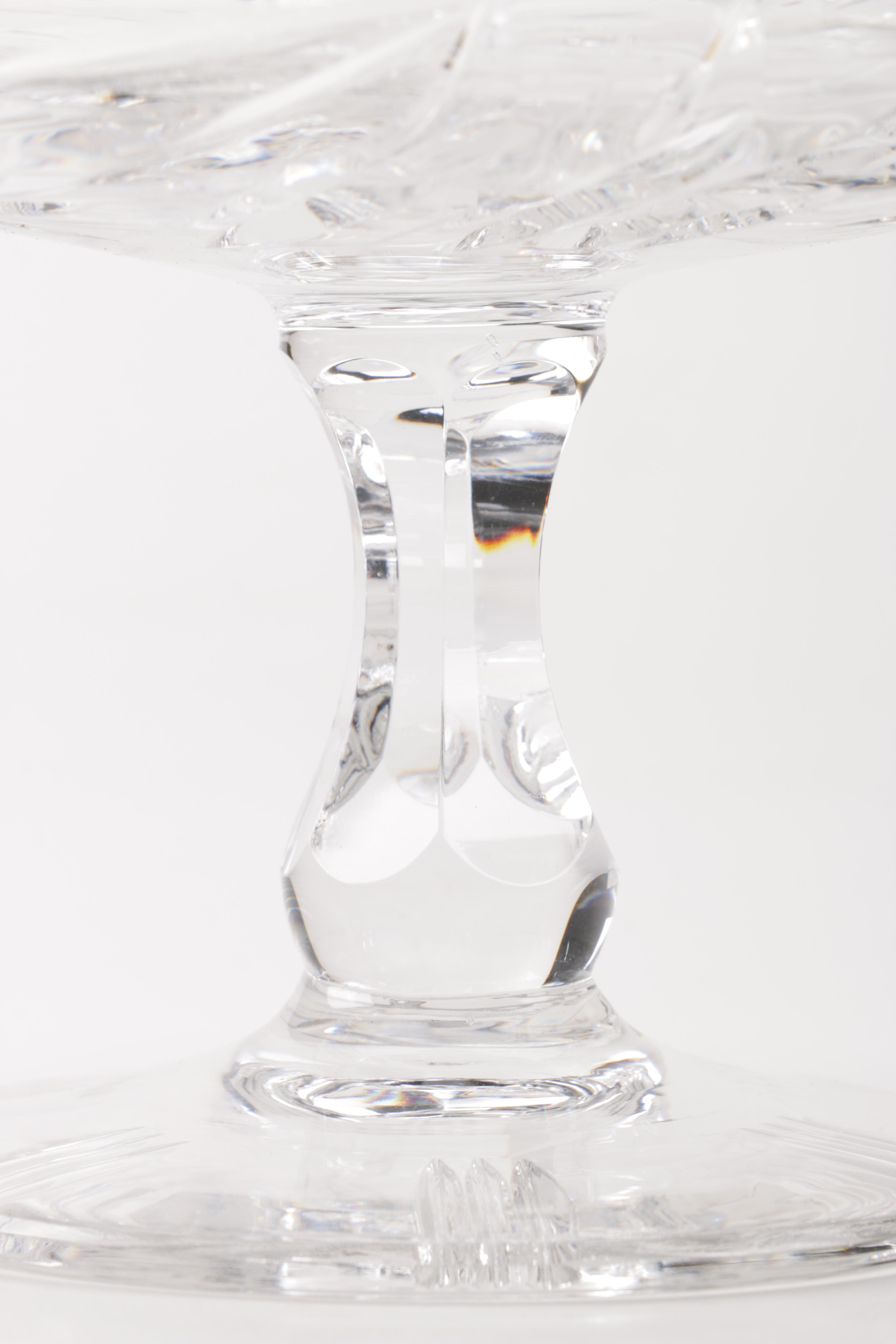 Cut Crystal Compote Dish