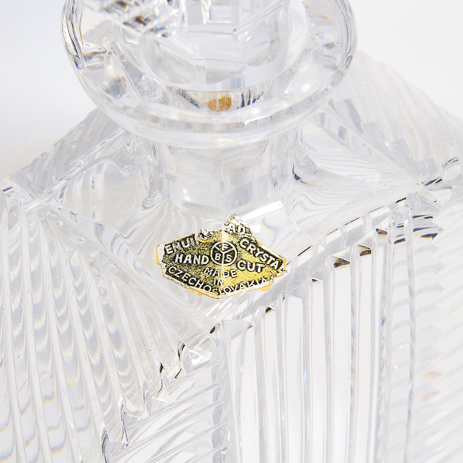 Grouping of Crystal Decanters Including Waterford Crystal