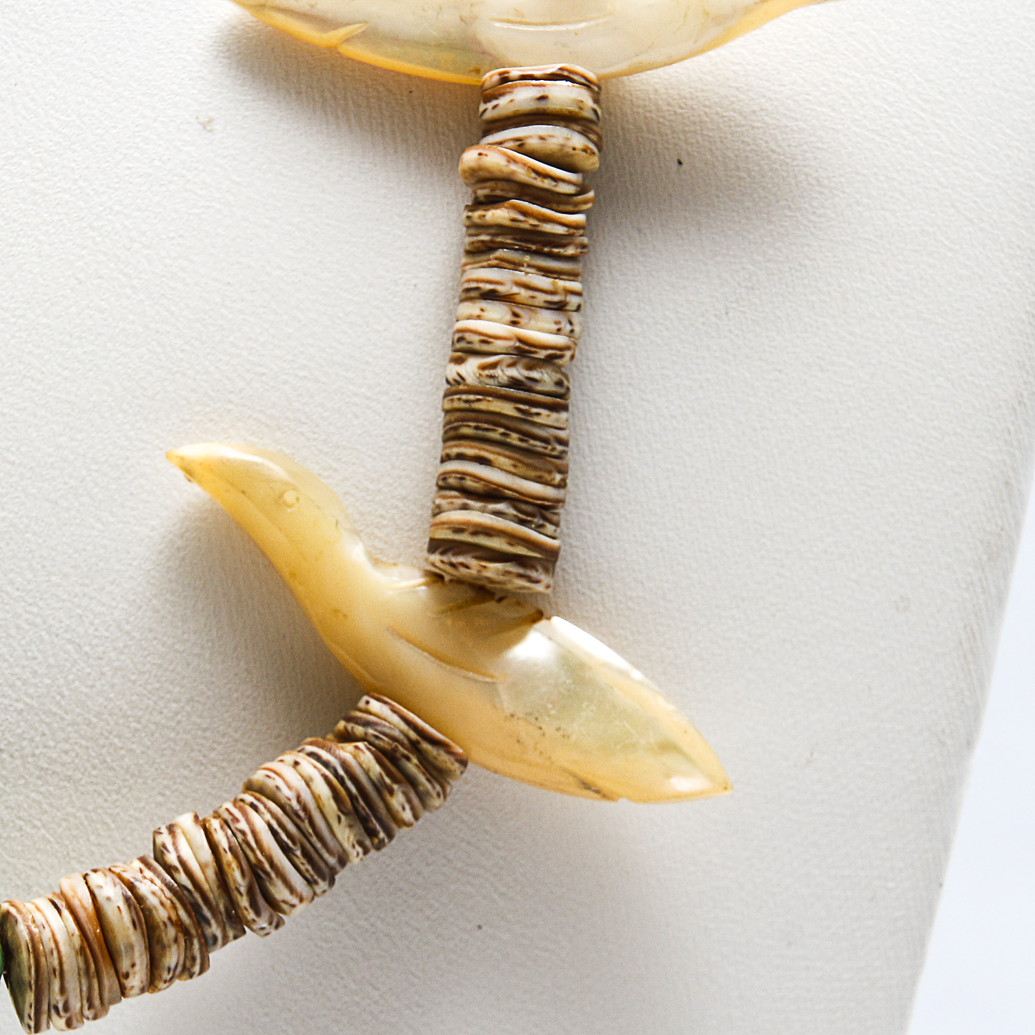 Santo Domingo Style Gemstone Fetish Heishi Bead Necklace