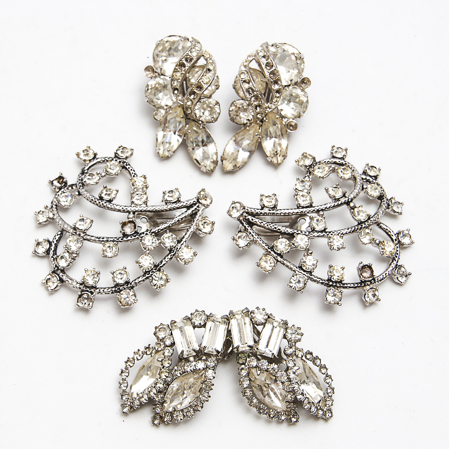 Schiaparelli, Eisenberg and Weiss Costume Earrings