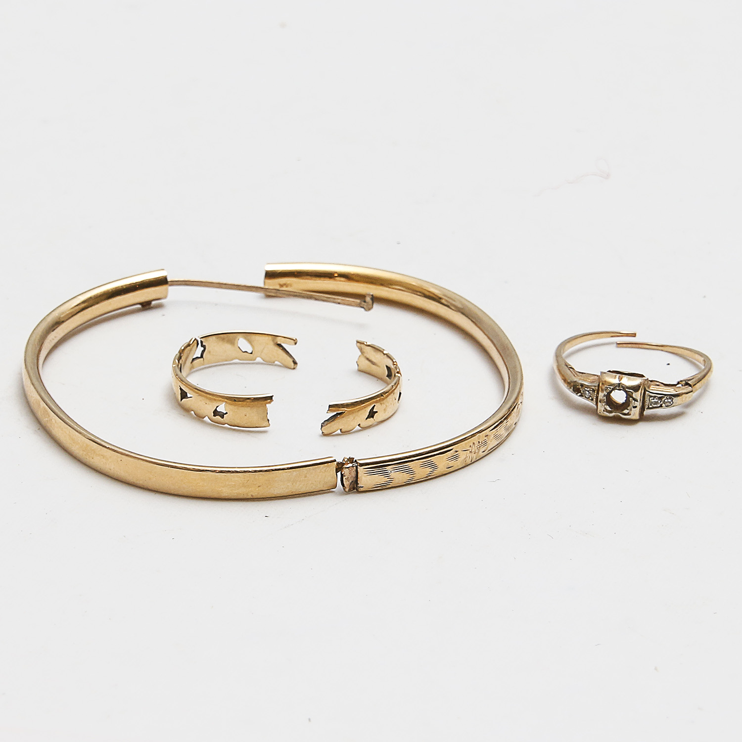 14K Yellow Gold Fragments