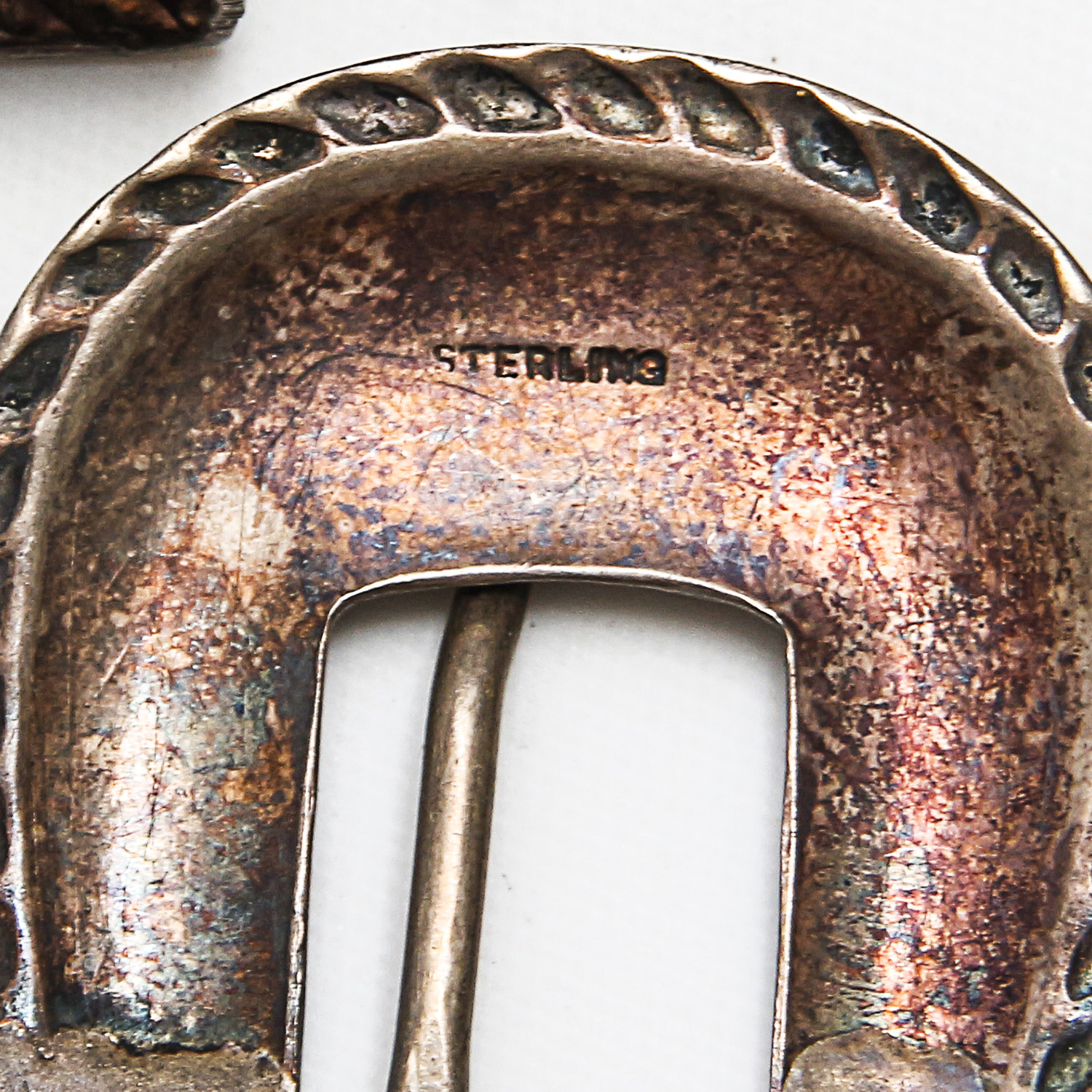 Sterling Silver Buckle, Buttons and Conchos