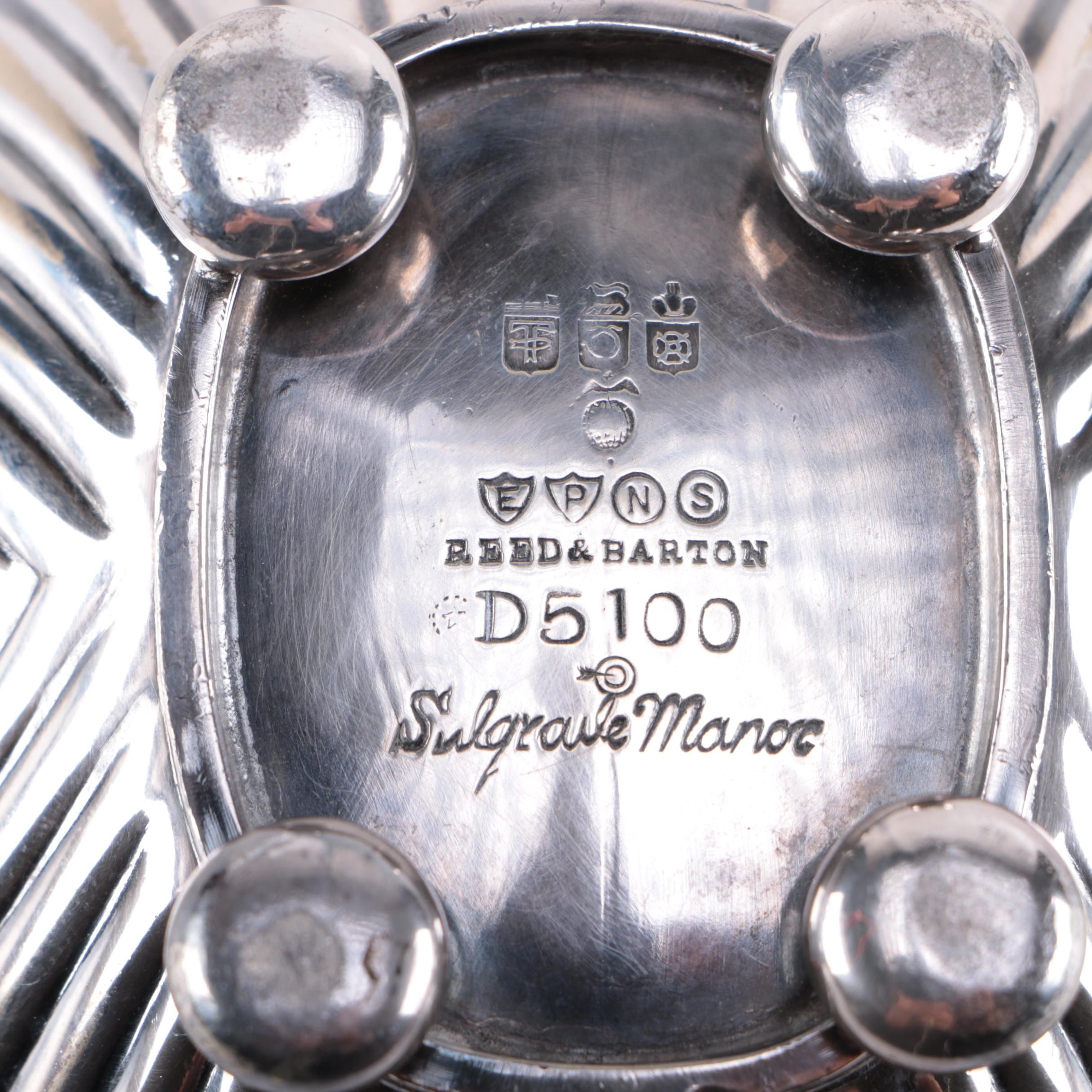 Silver Plated Coffee Set and Candelabra Including Reed & Barton