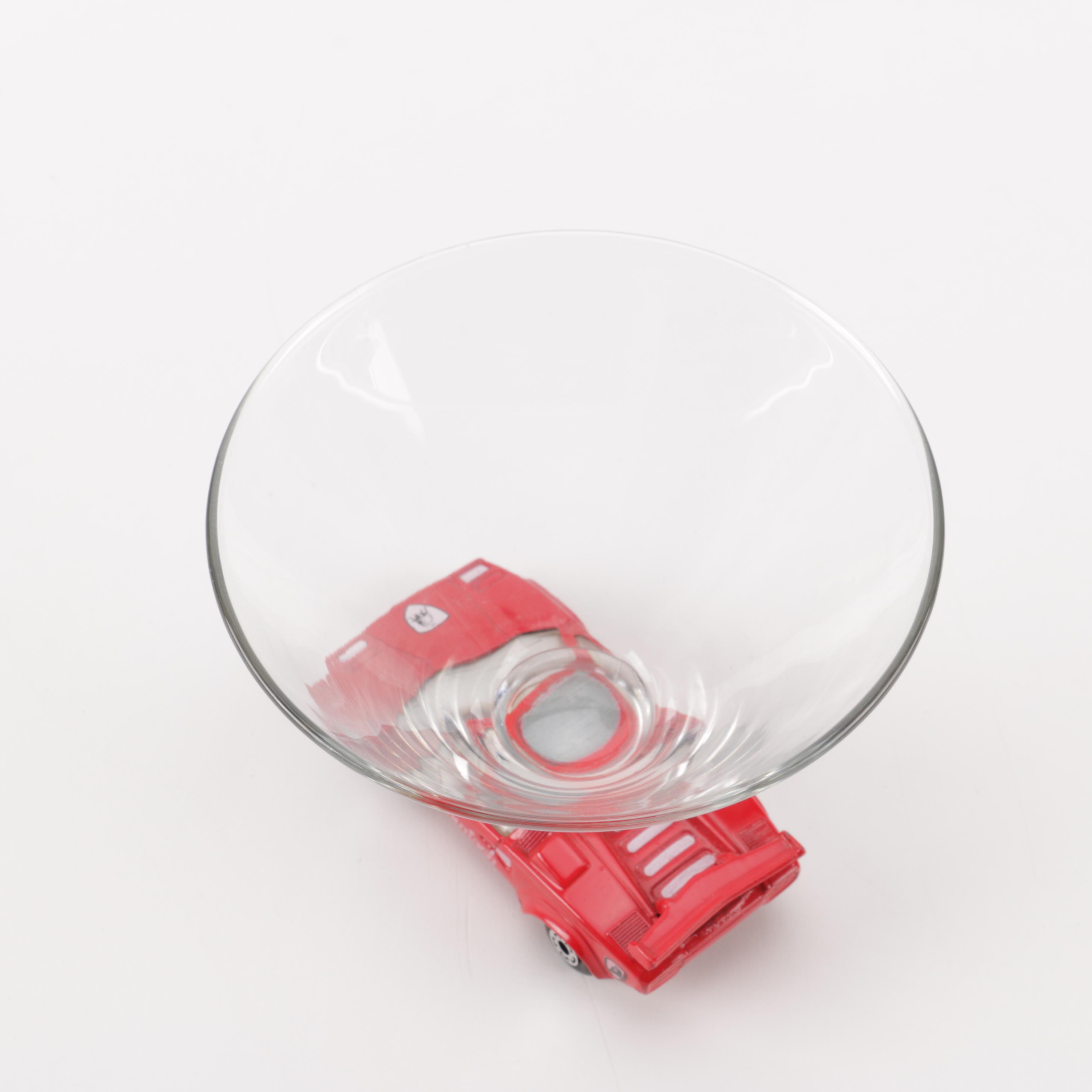 Matchbox Lamborghini Countach Cocktail Glass