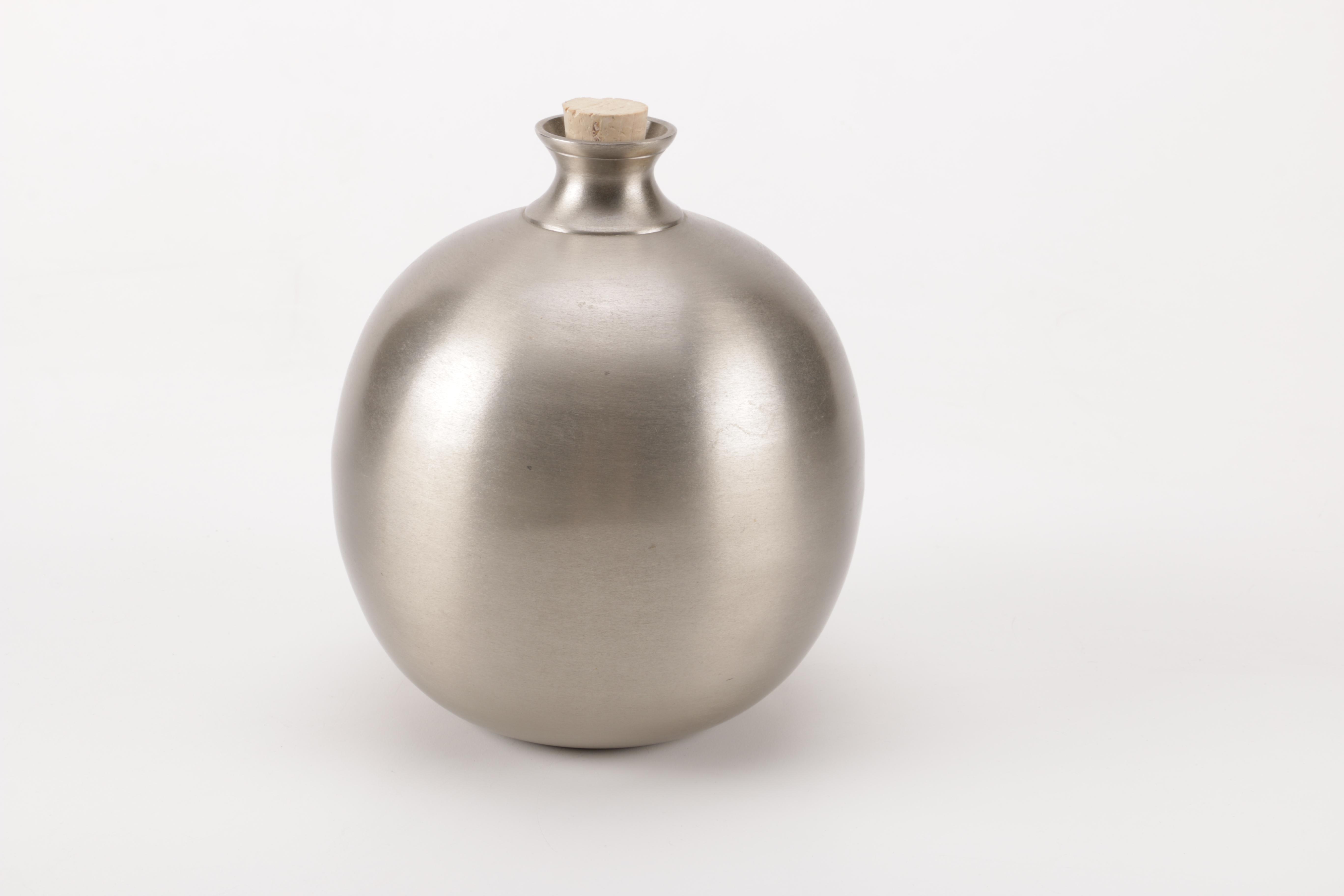 Minimalist Pewter Lidded Vessels