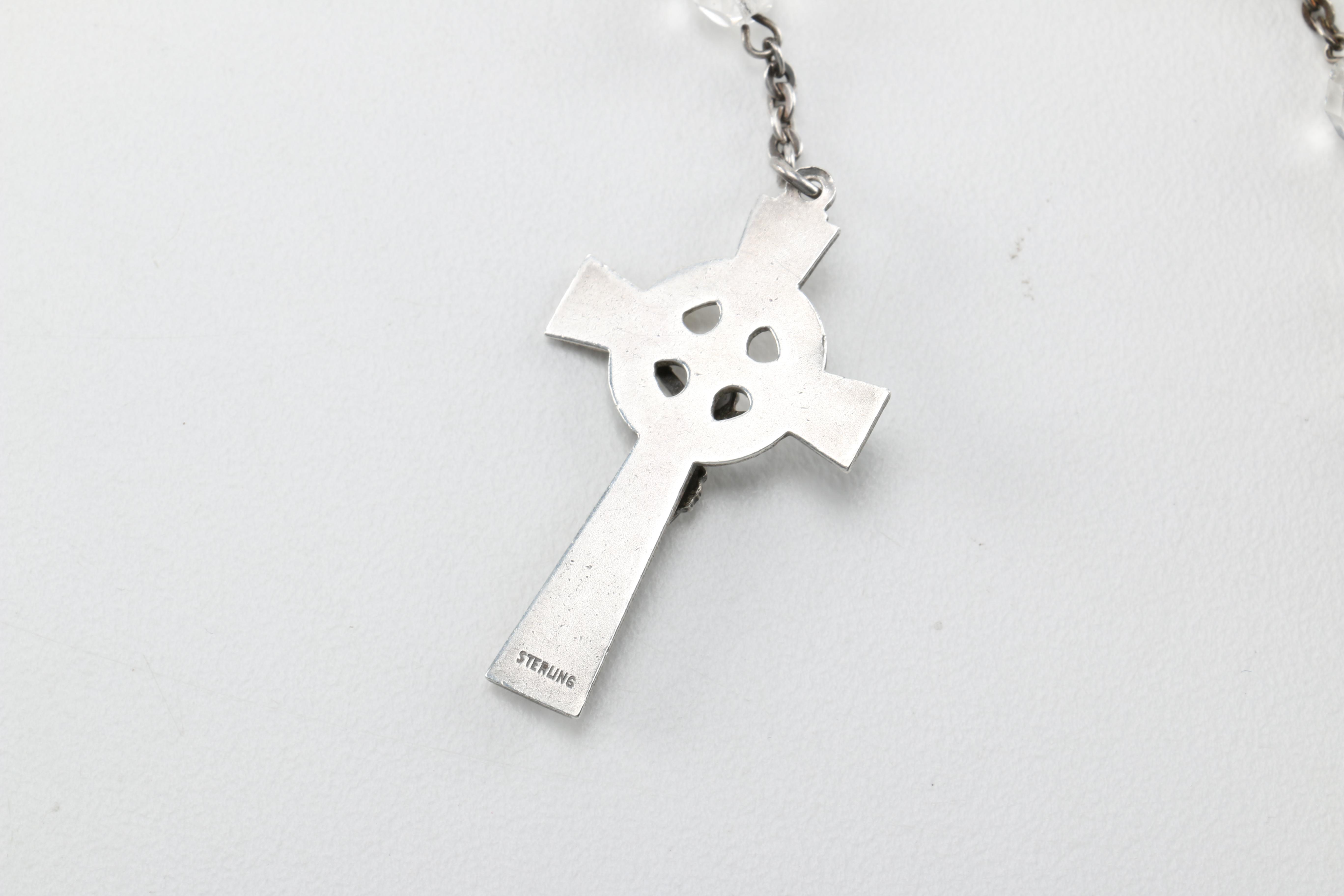 Sterling Silver Jewelry Including Rosaries