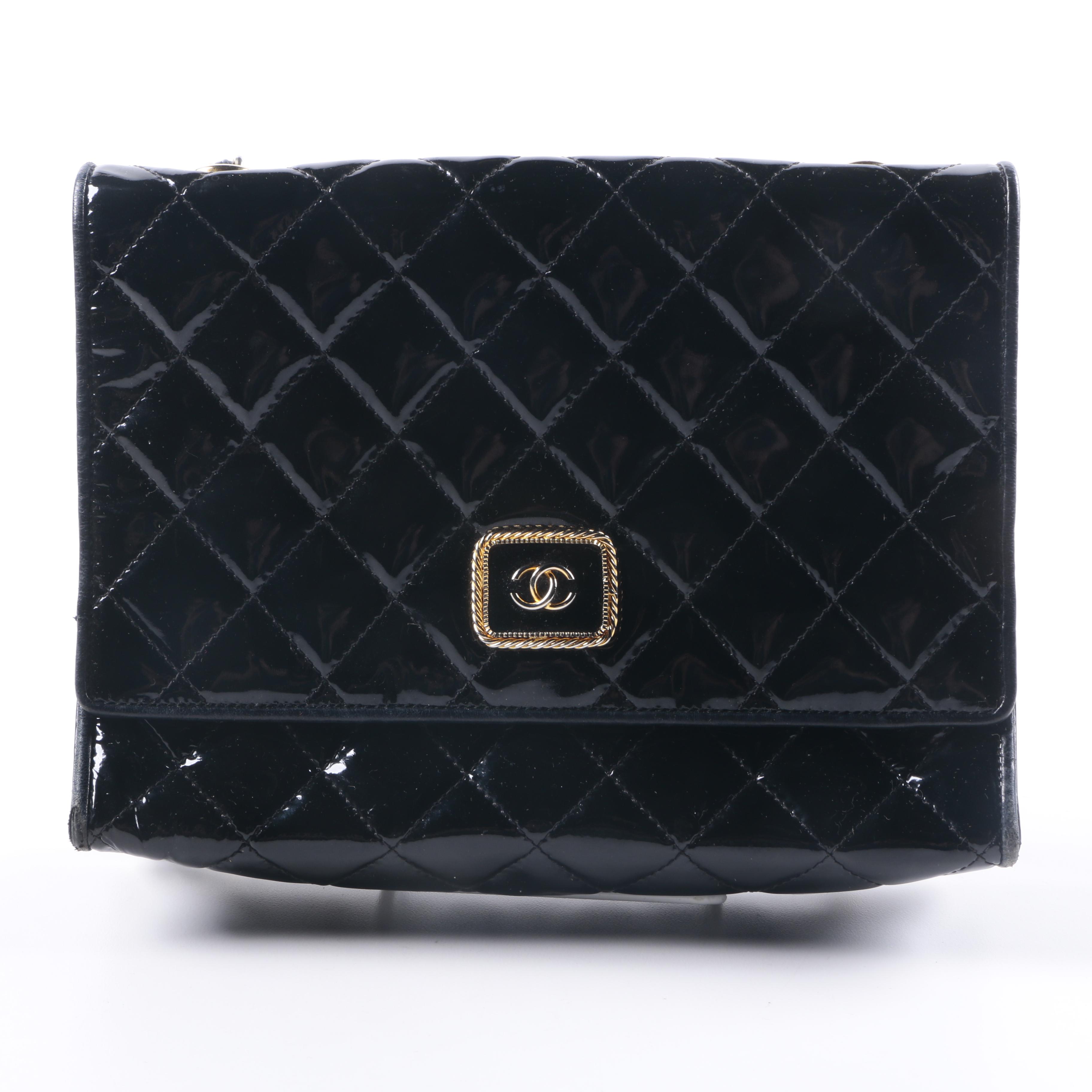 Vintage Chanel Patent Leather Handbag