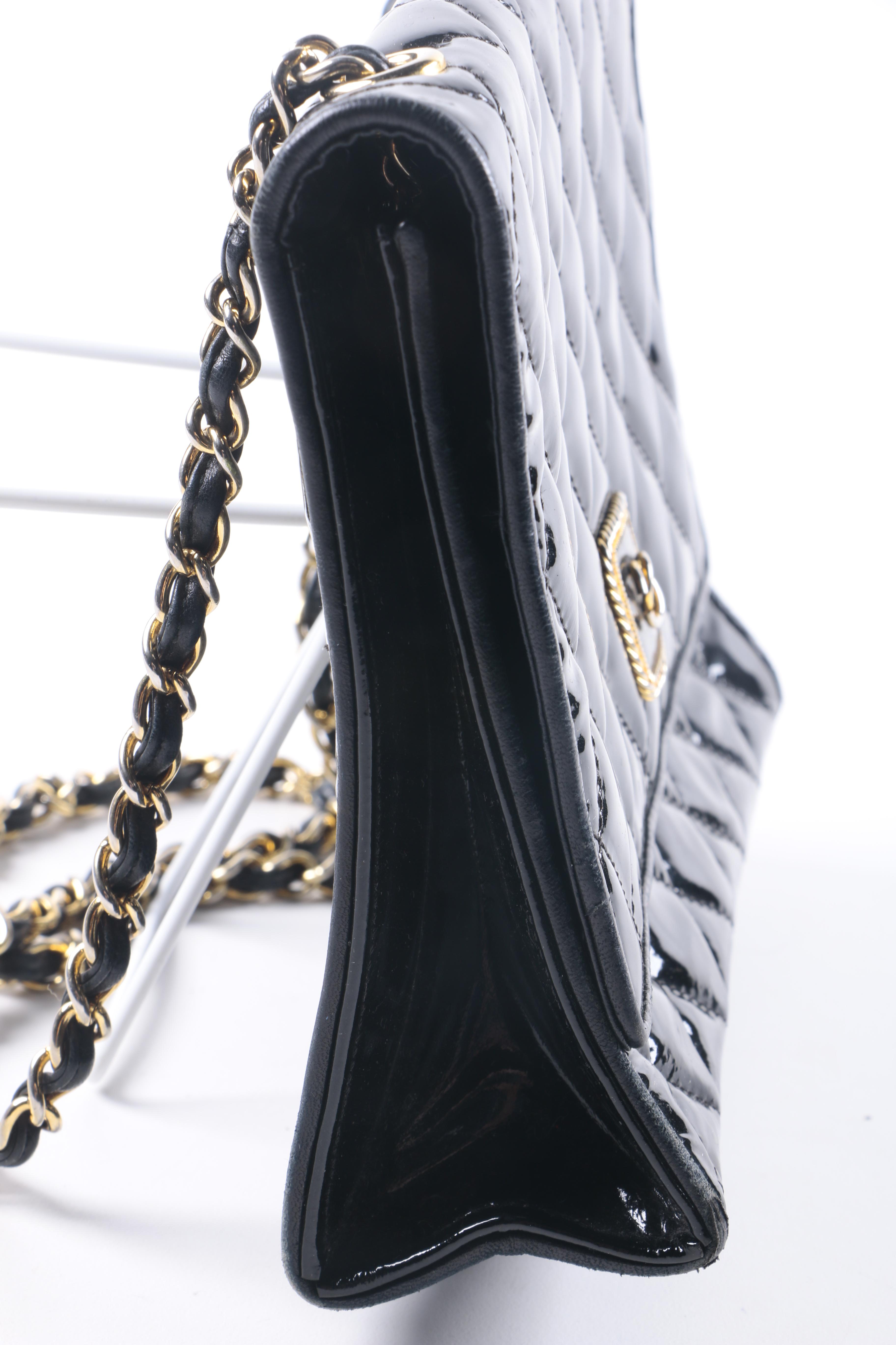 Vintage Chanel Patent Leather Handbag