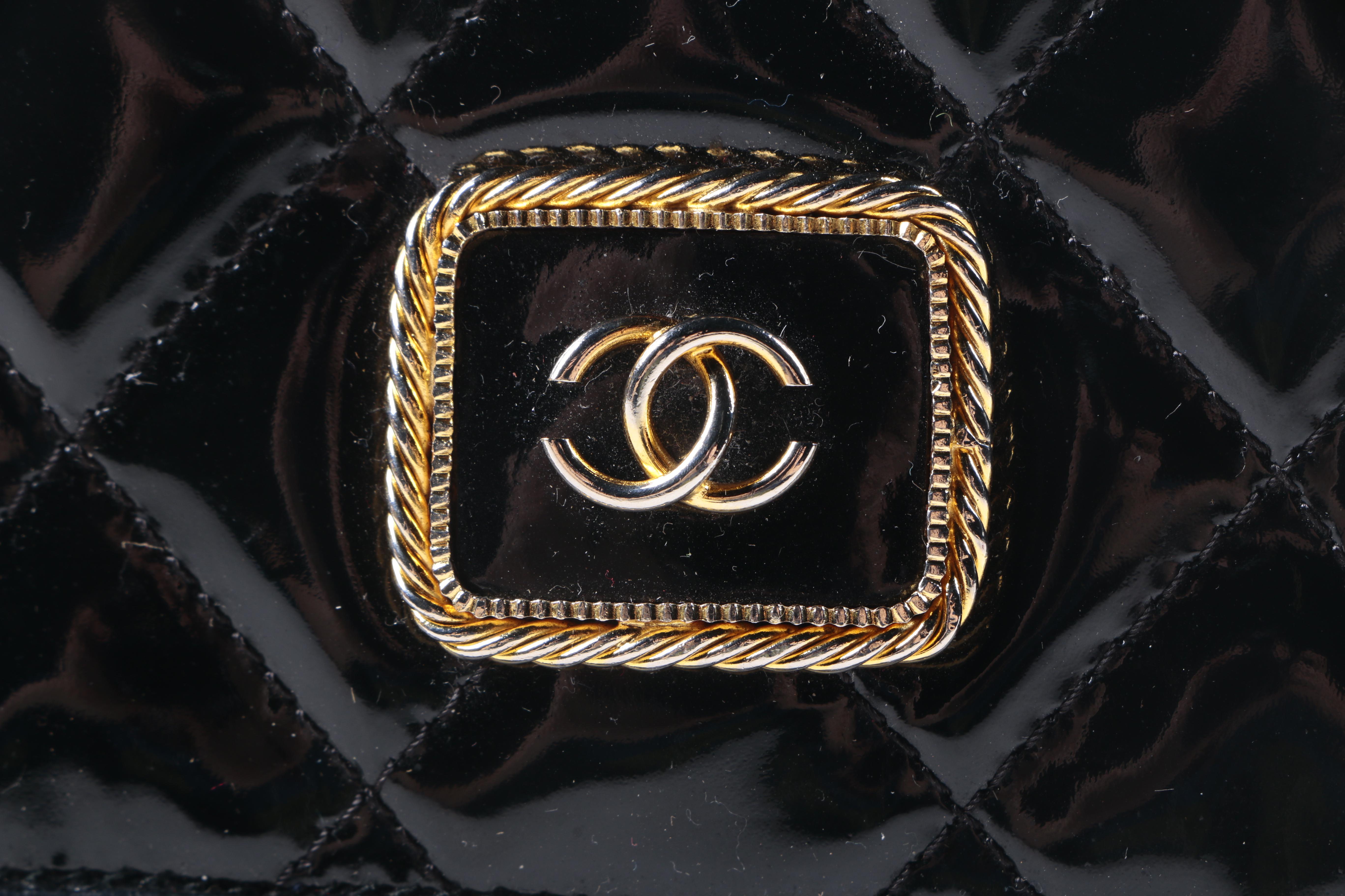 Vintage Chanel Patent Leather Handbag