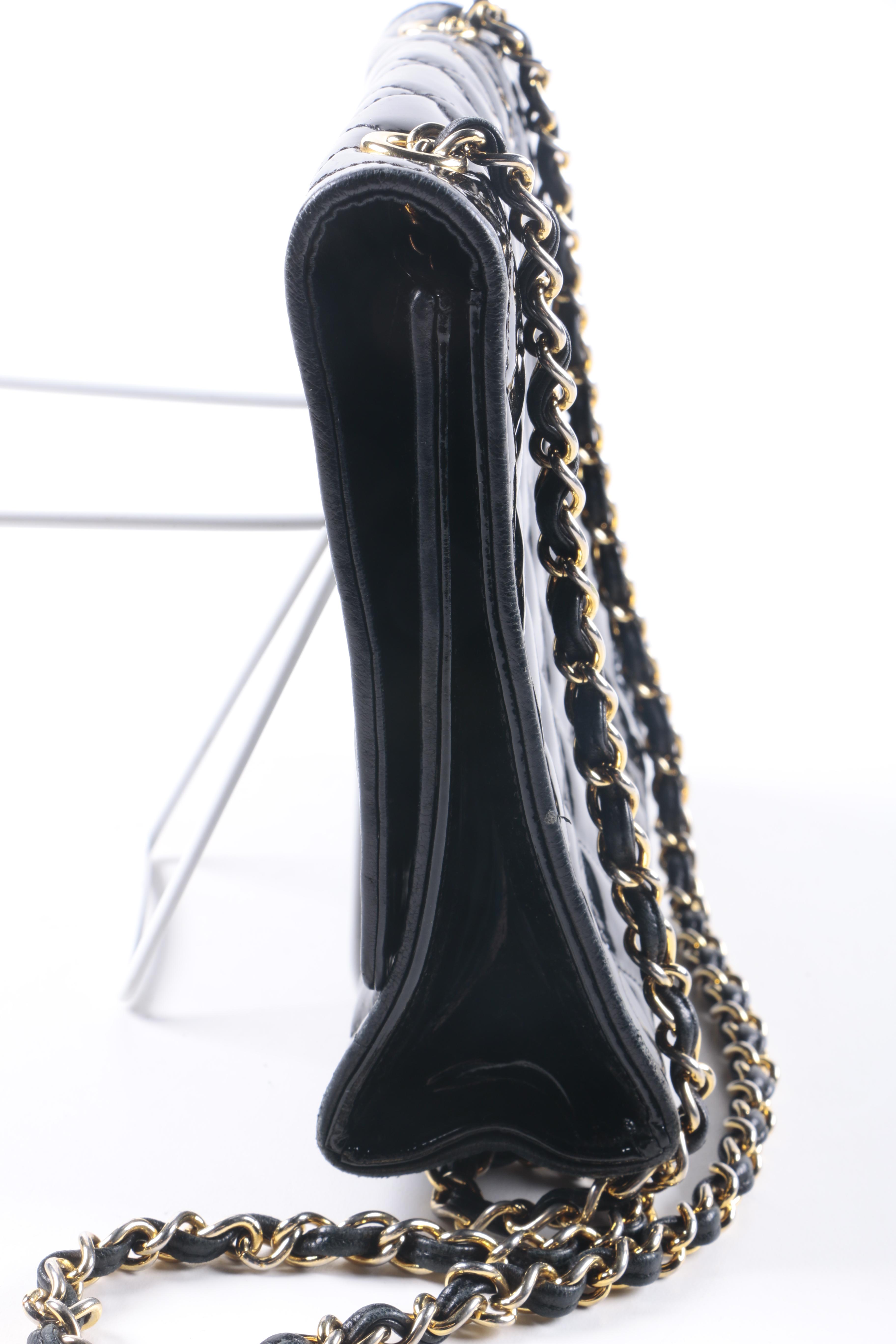 Vintage Chanel Patent Leather Handbag