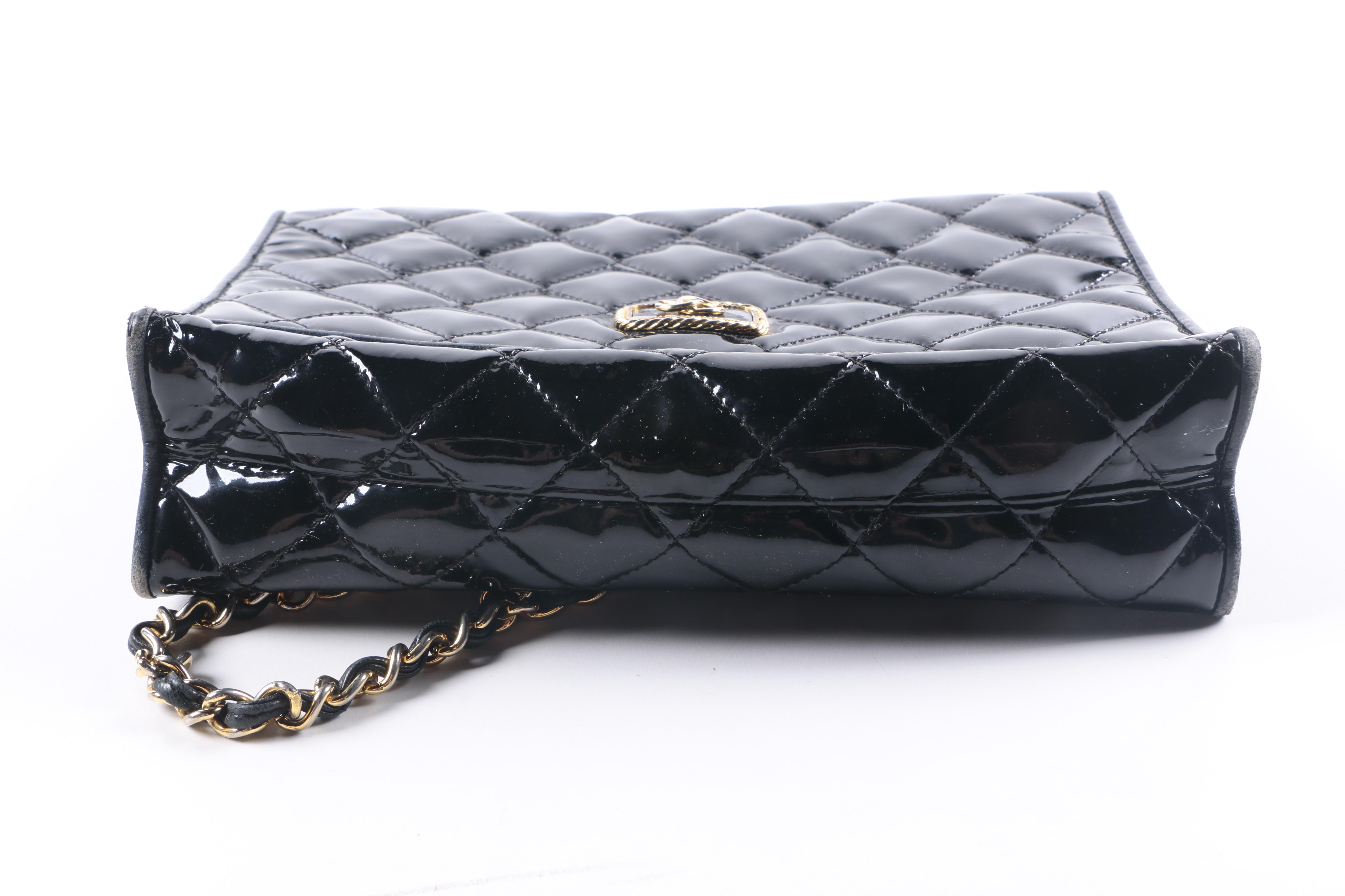 Vintage Chanel Patent Leather Handbag