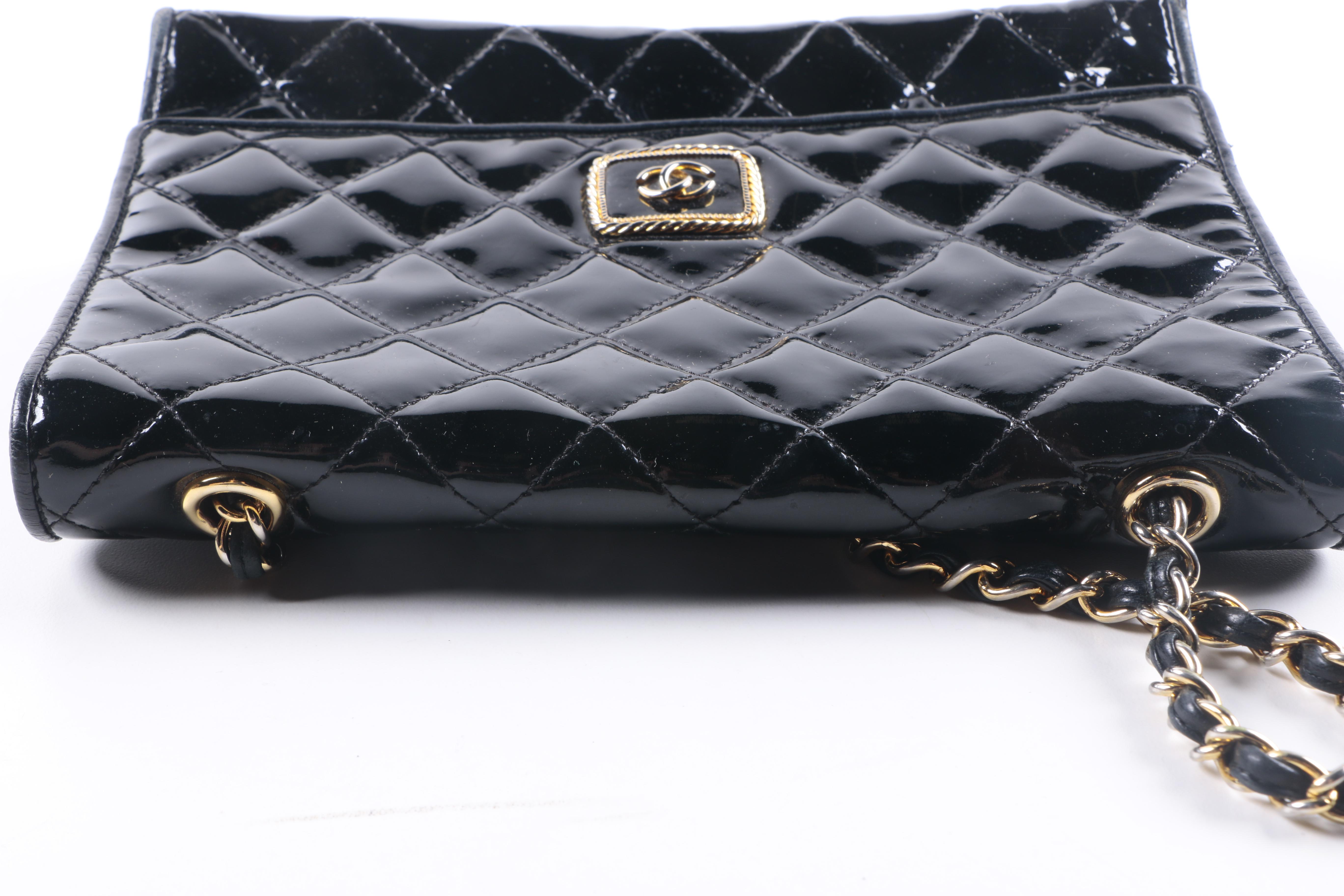 Vintage Chanel Patent Leather Handbag