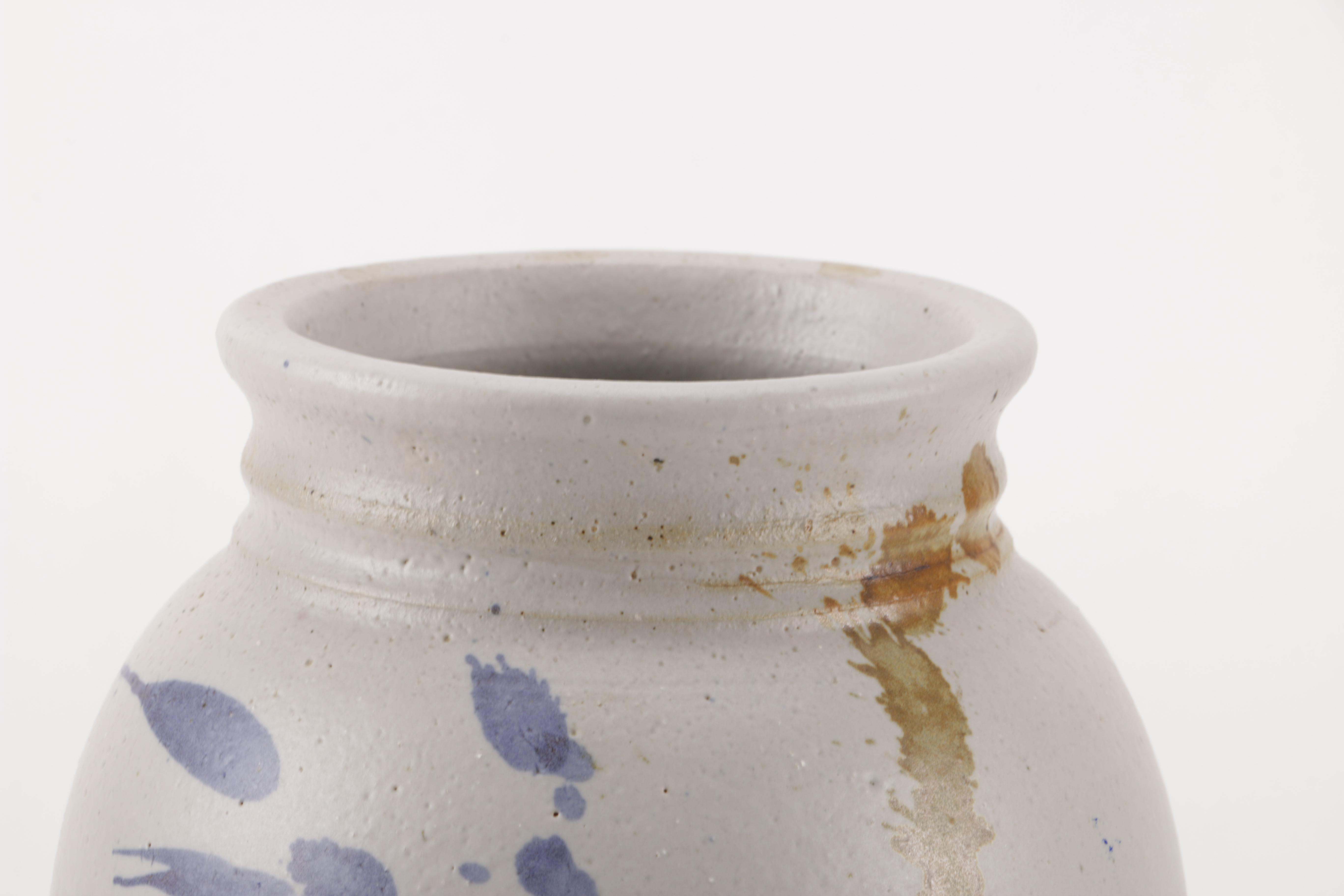 Hand Thrown Stoneware Urn Vase