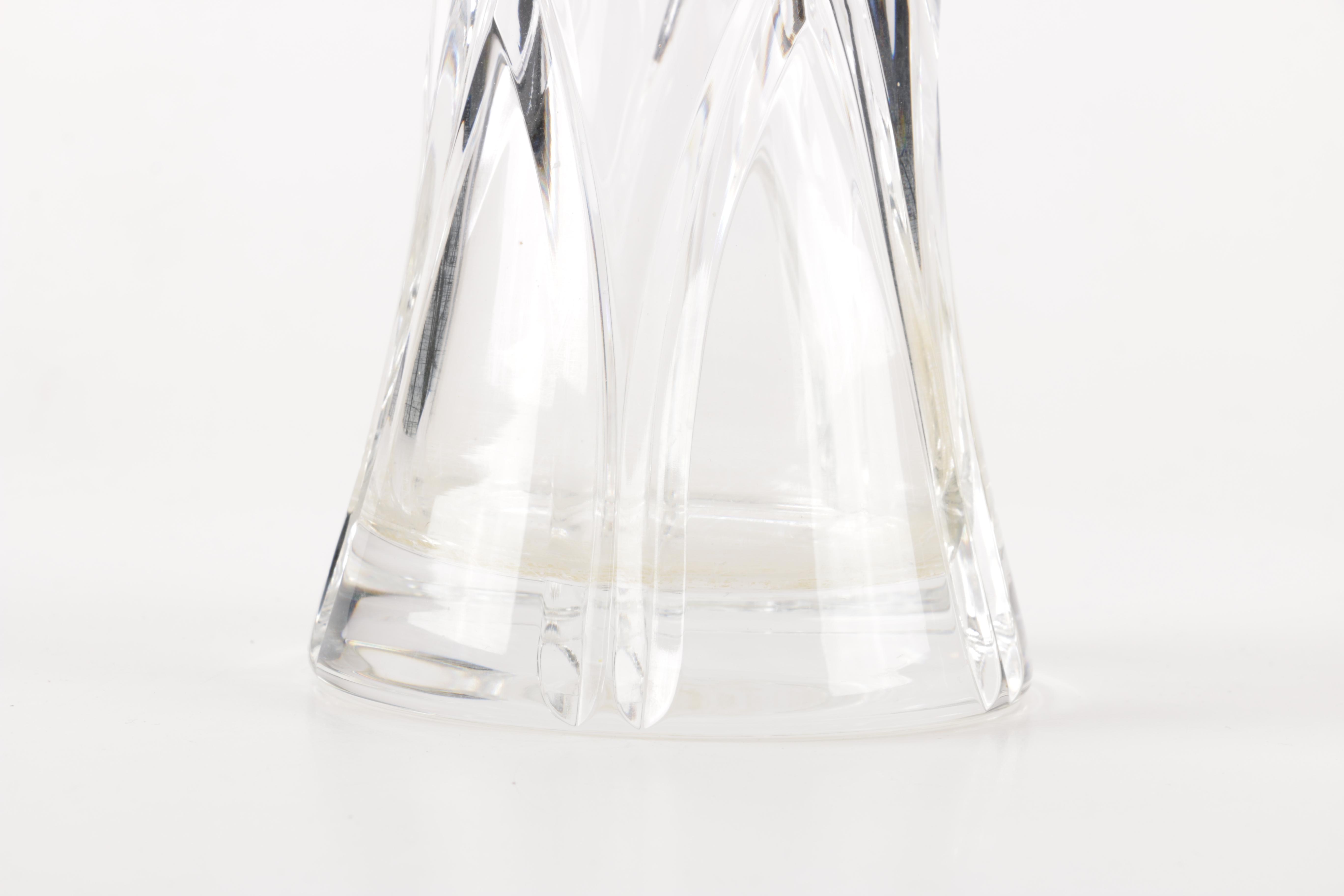 Tapered Crystal Vase