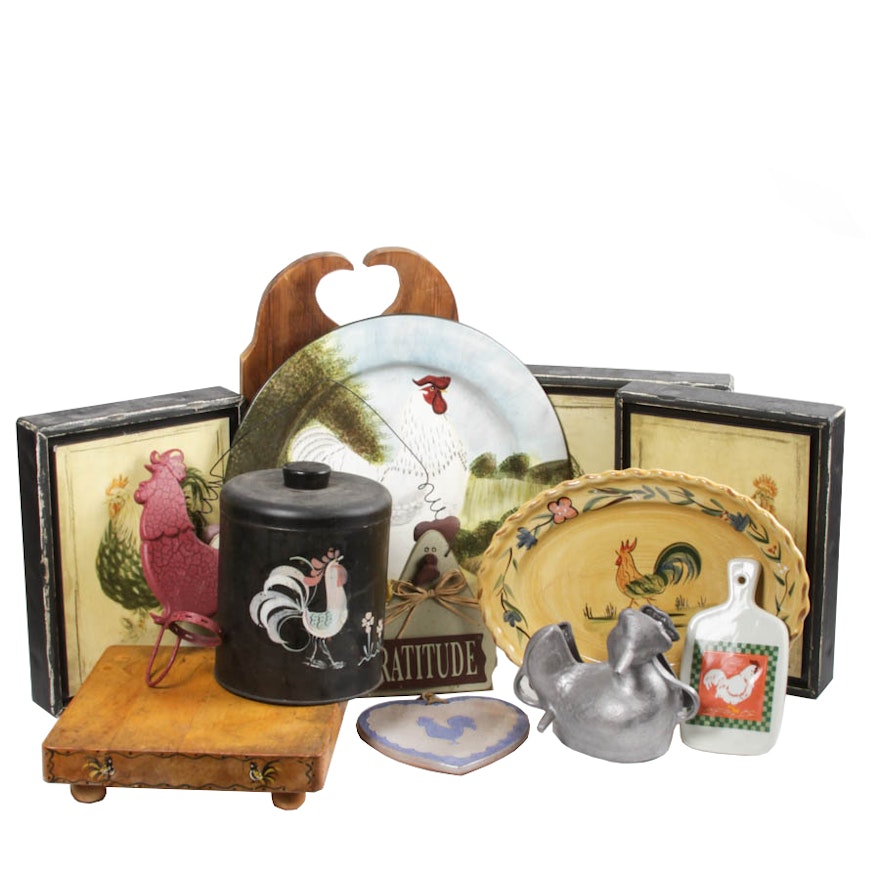 Country Chicken Decor and Kitchen Accessories