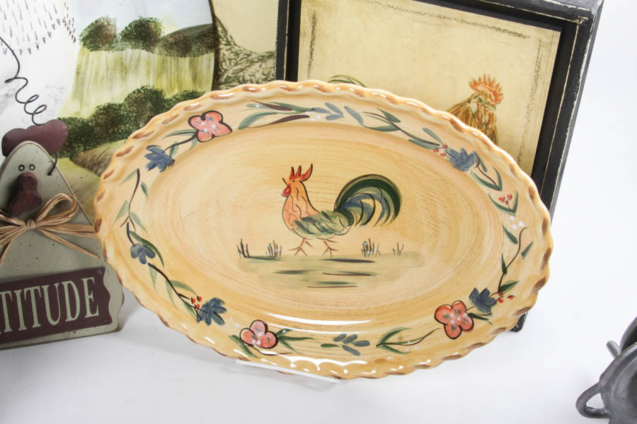 Country Chicken Decor and Kitchen Accessories