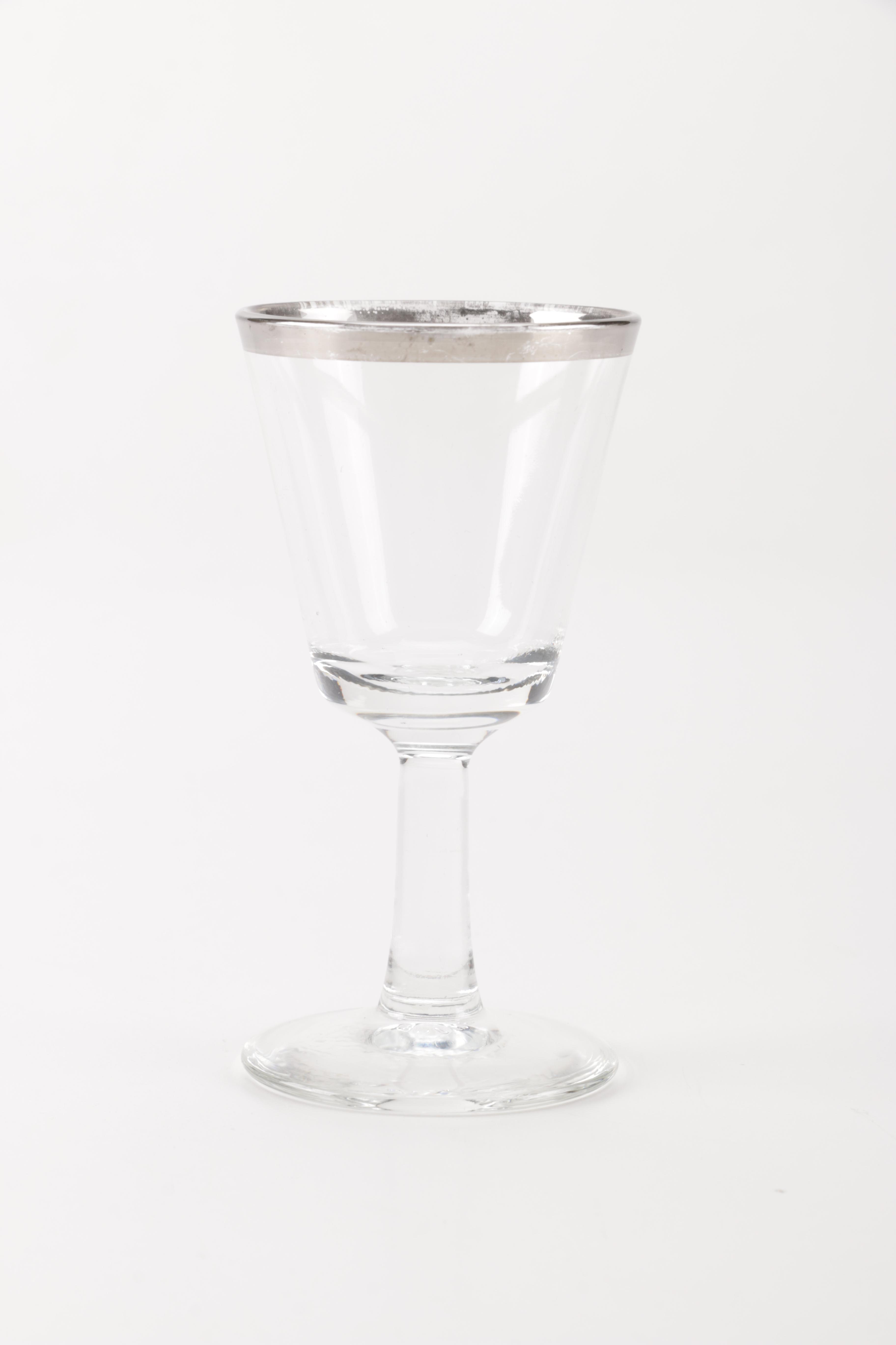 Glass Cordial Stemware Set