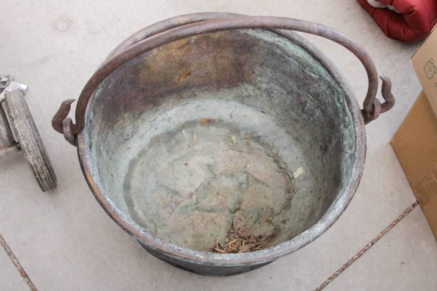 Large Copper Bucket