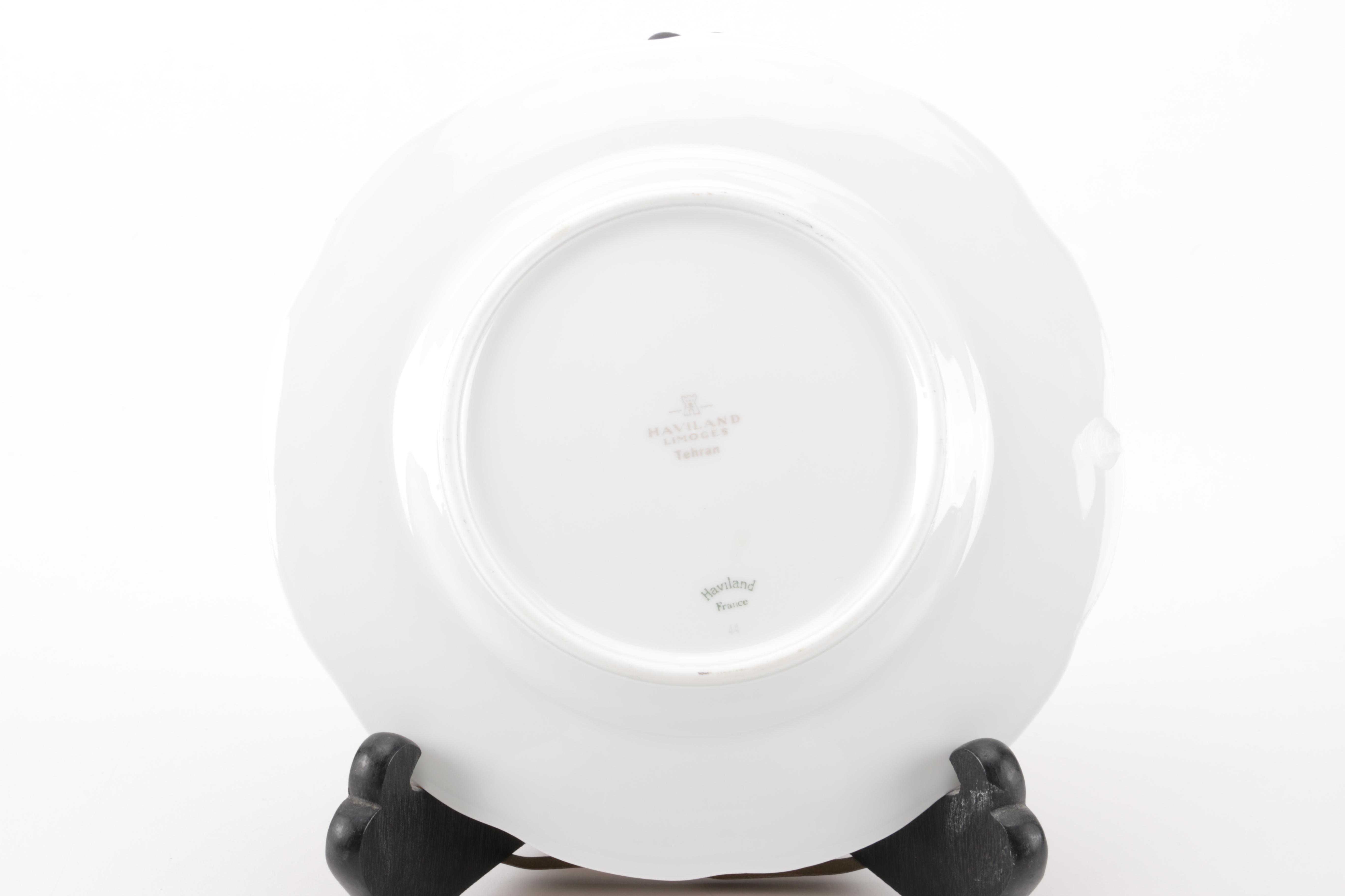 Haviland and Delft Decorative Plates and Stands