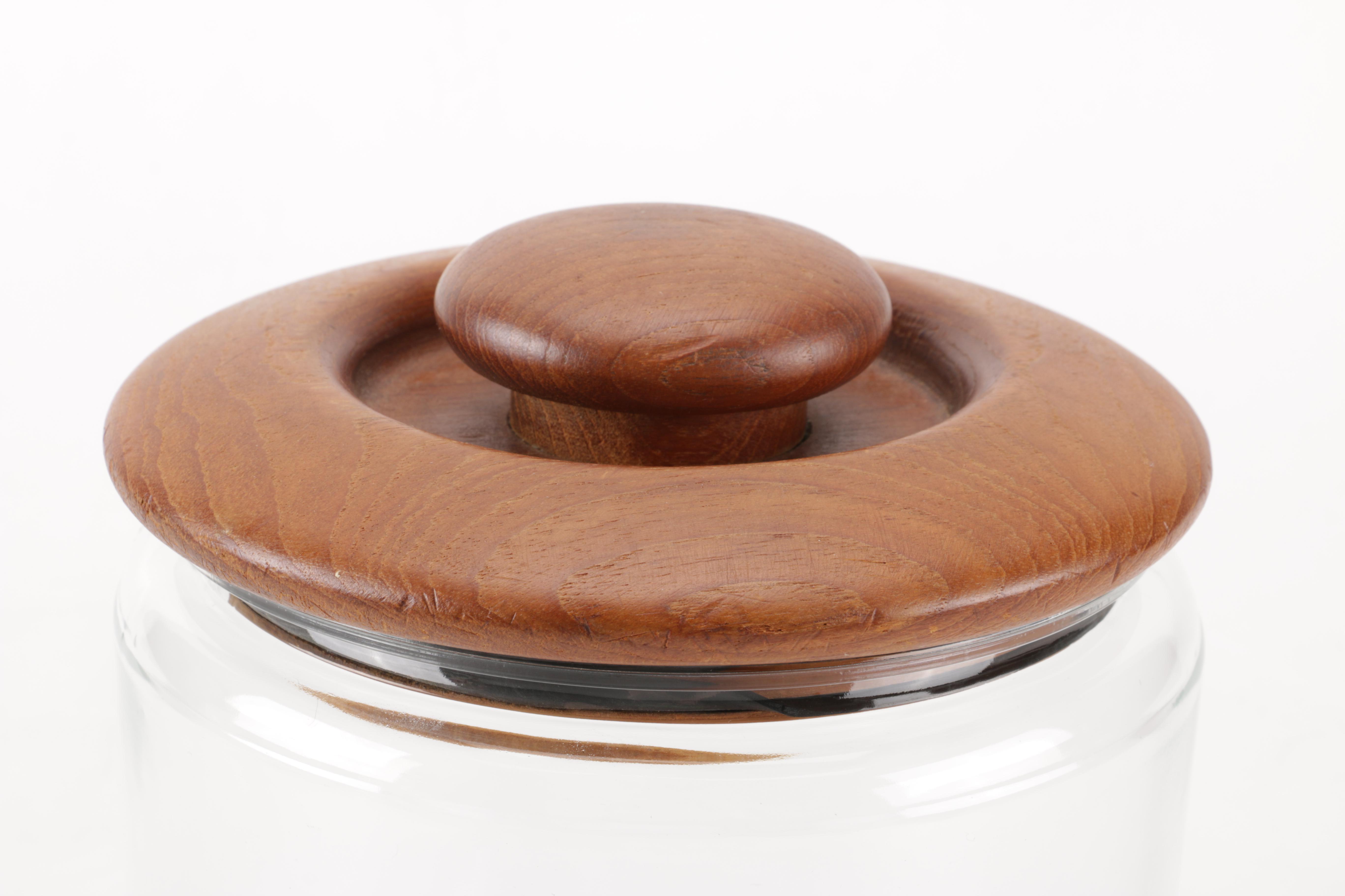 Lidded Canisters Featuring Nonni's Ceramic Jar