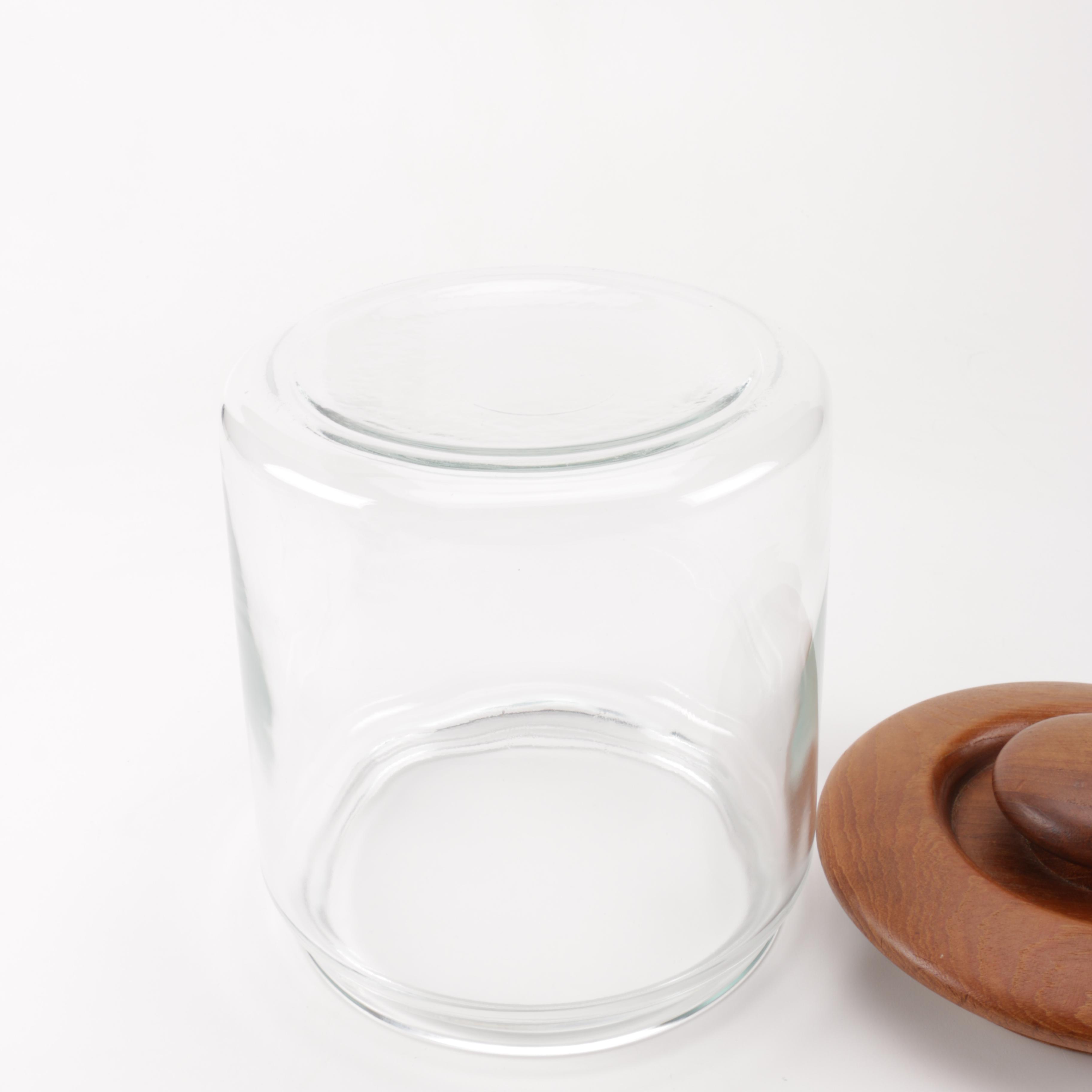 Lidded Canisters Featuring Nonni's Ceramic Jar