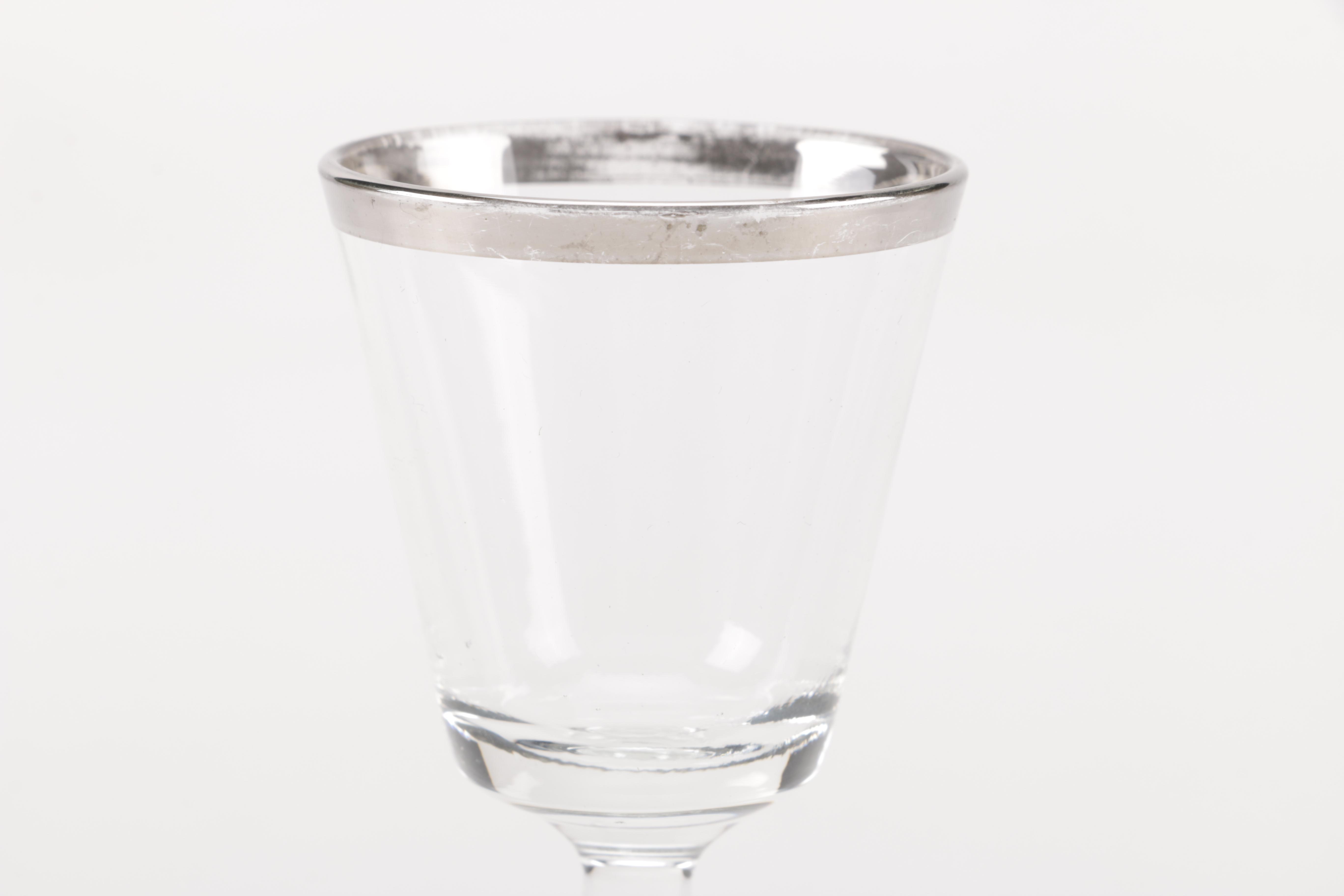 Glass Cordial Stemware Set