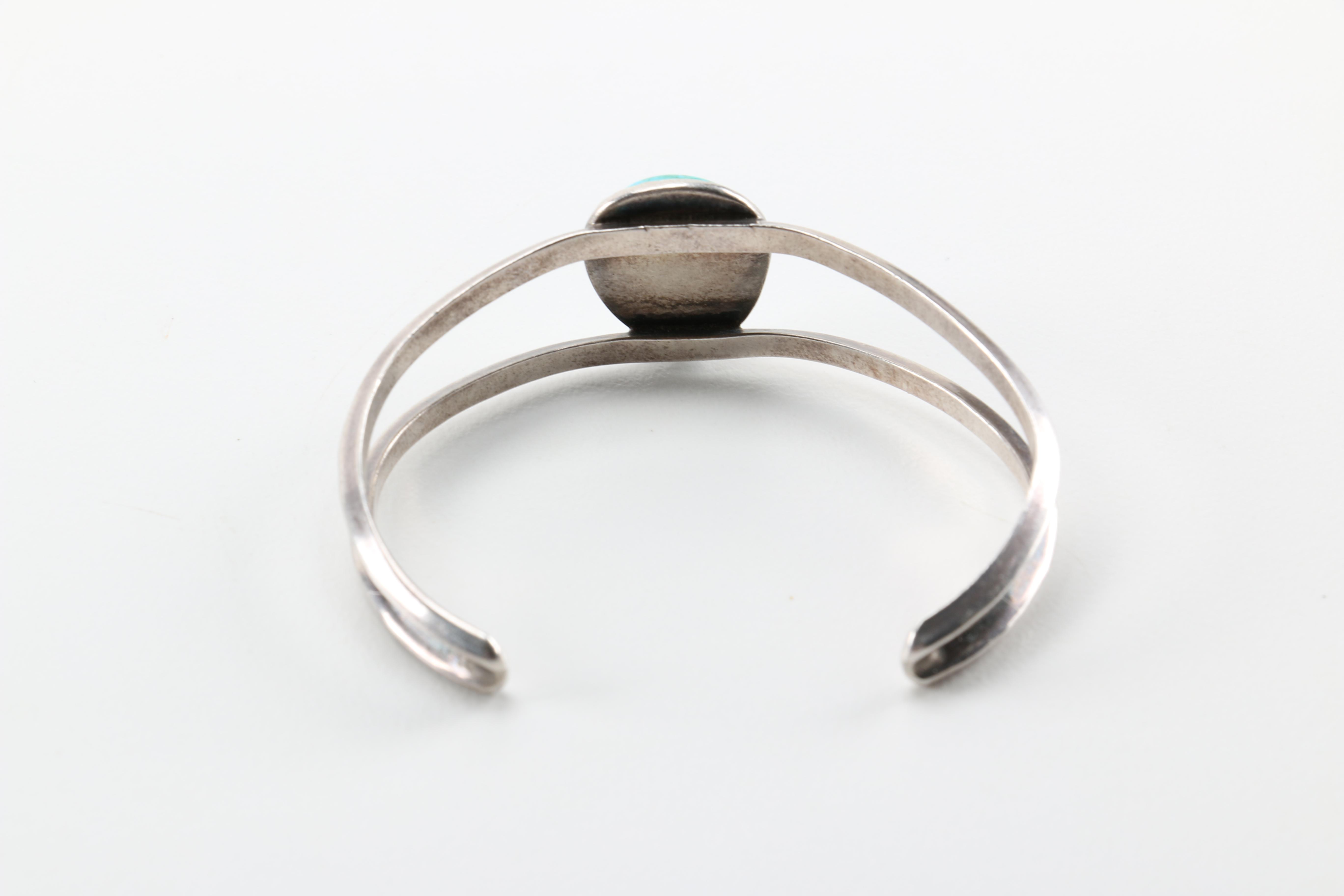 Sterling Silver Jewelry Including a Necklace With an Amber Pendant