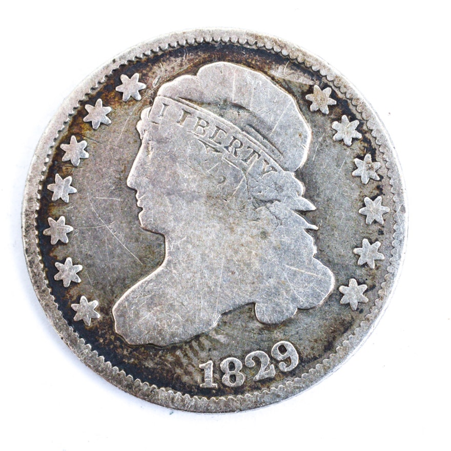 1829 United States Capped Bust Dime