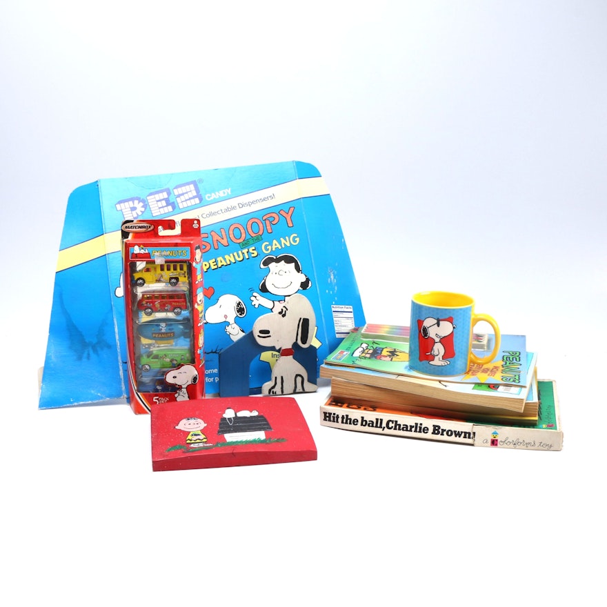 "Peanuts" Merchandise Including Matchbox and Colorforms