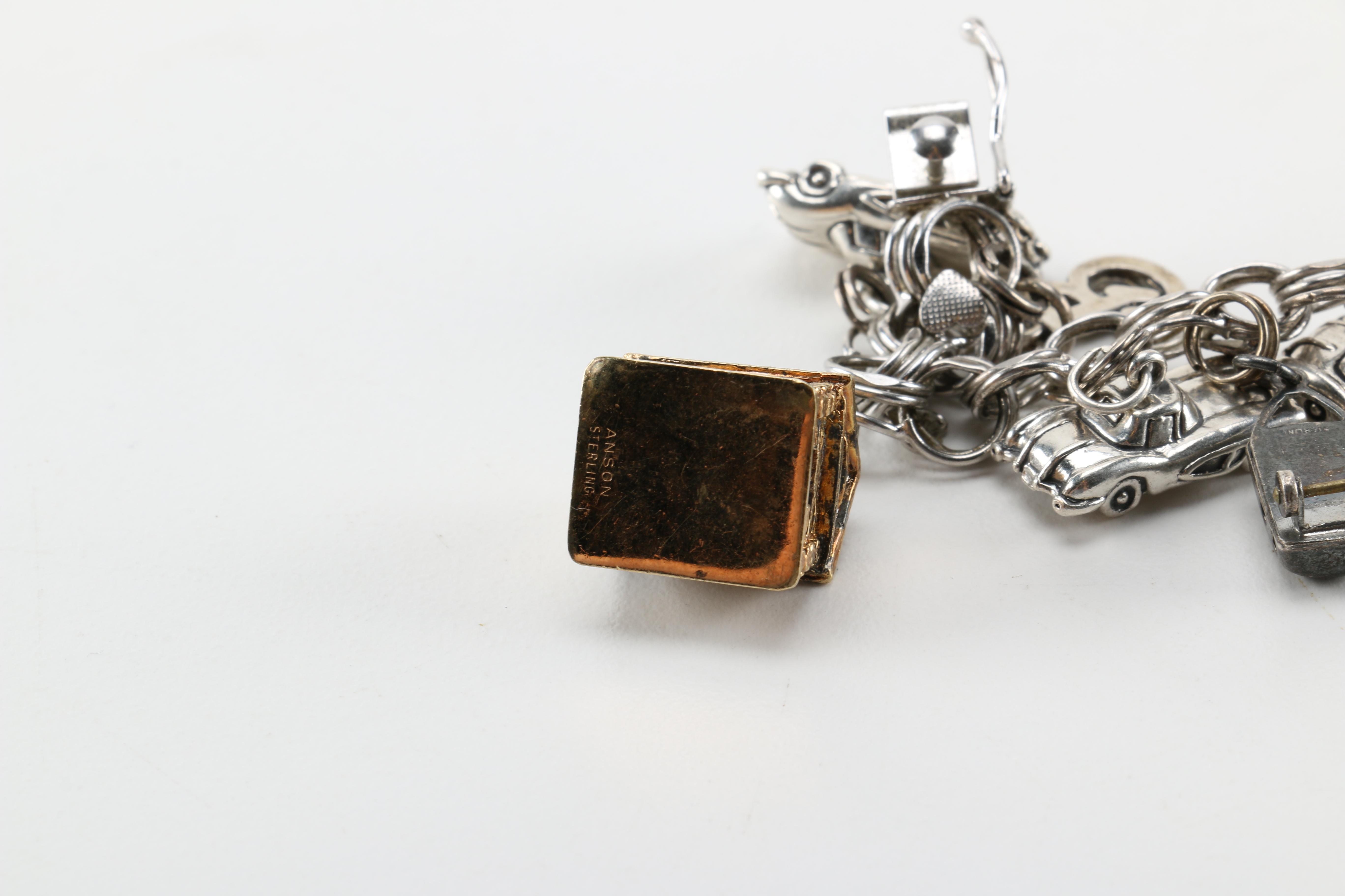 Sterling Silver Charm Bracelet