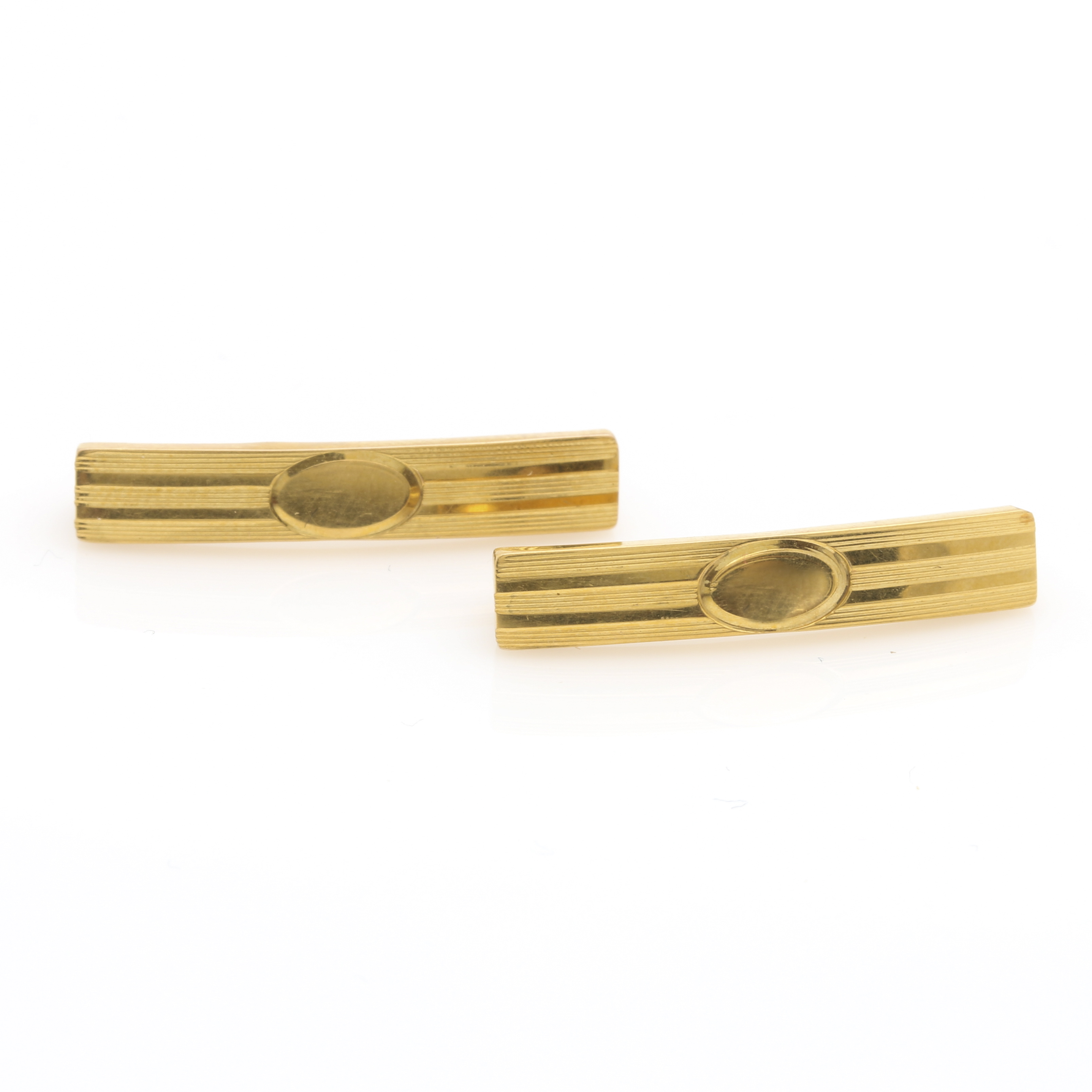 10K Yellow Gold Bar Pins