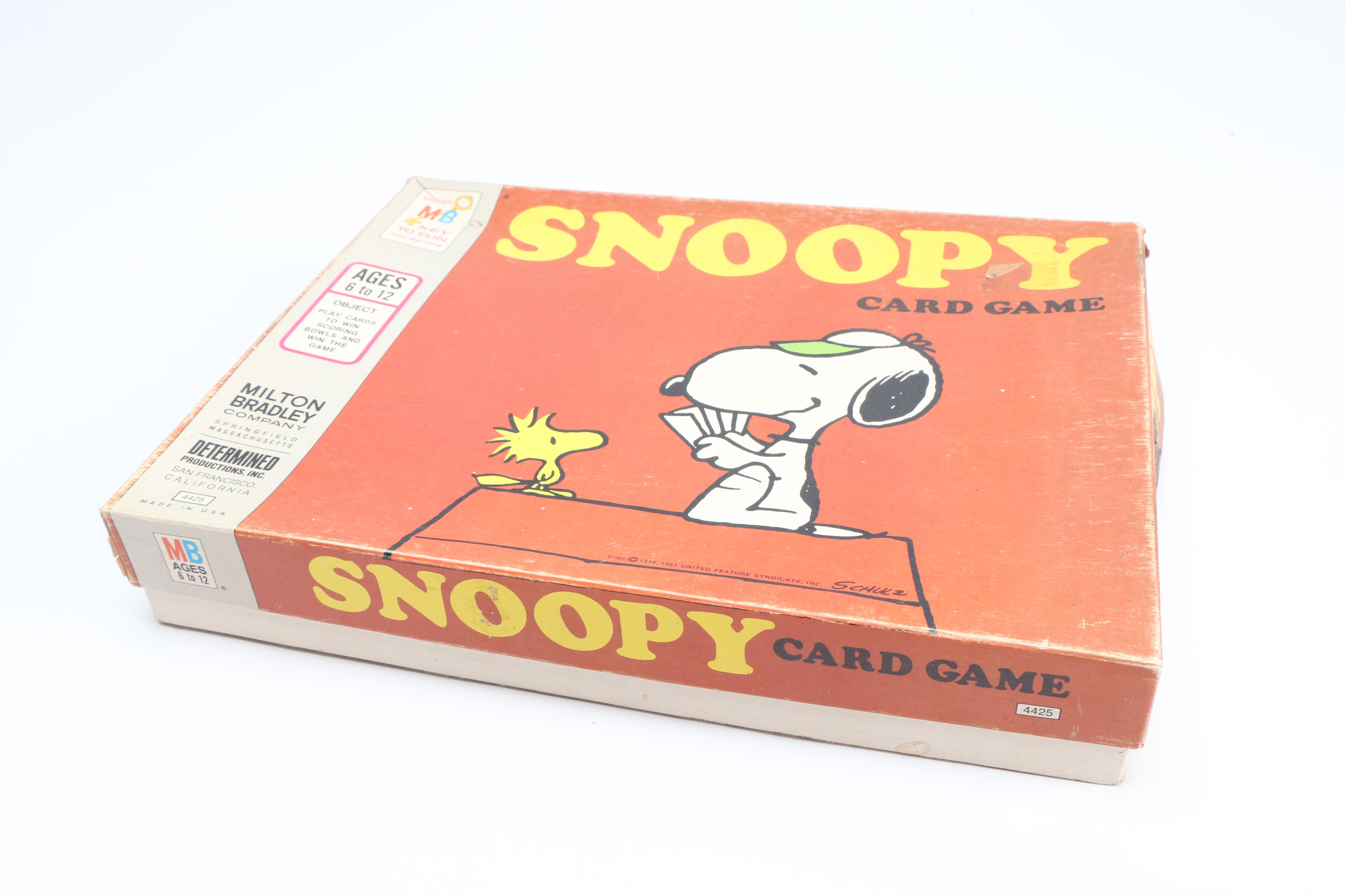 "Peanuts" Card Game and Jigsaw Puzzles