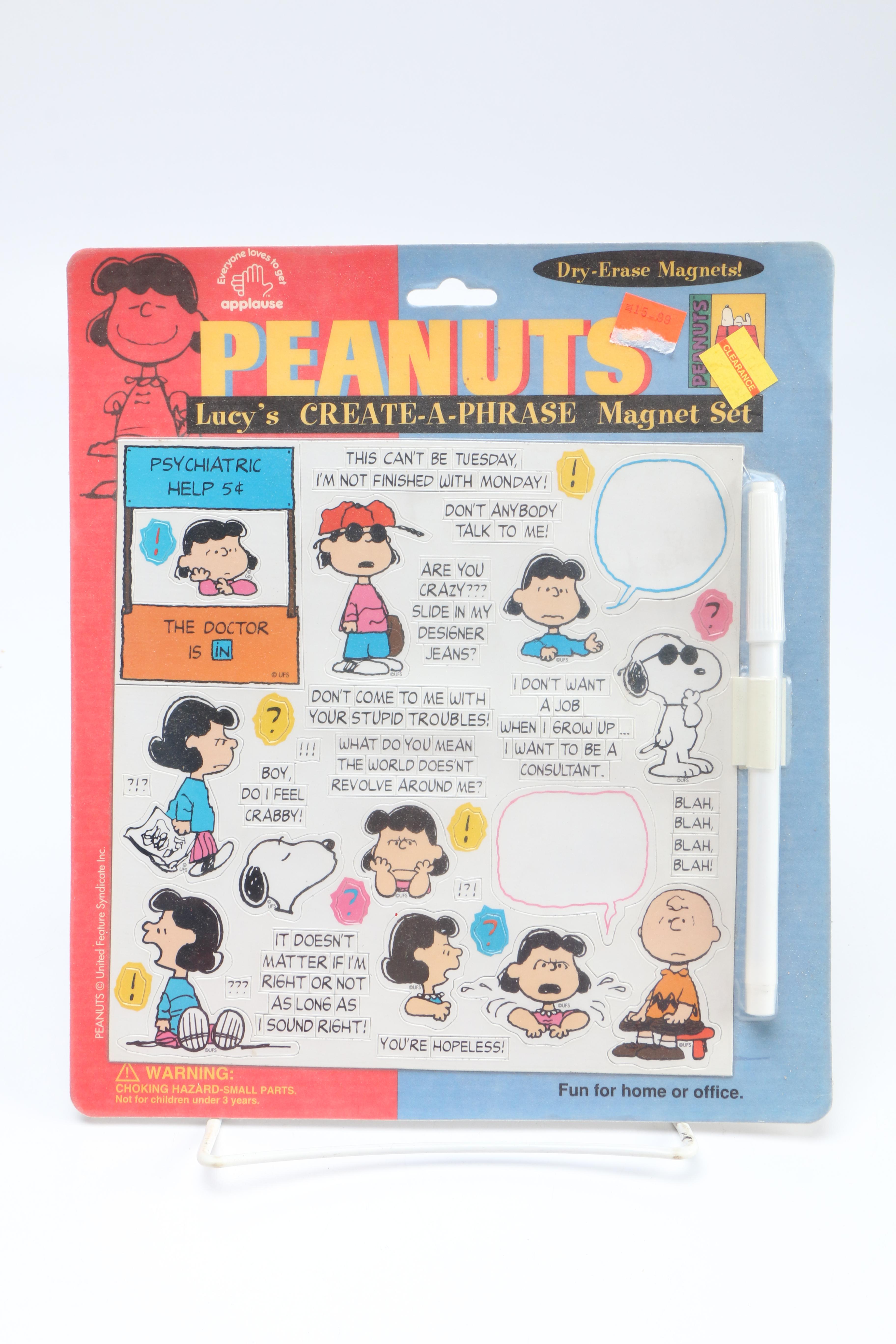 "Peanuts" Card Game and Jigsaw Puzzles