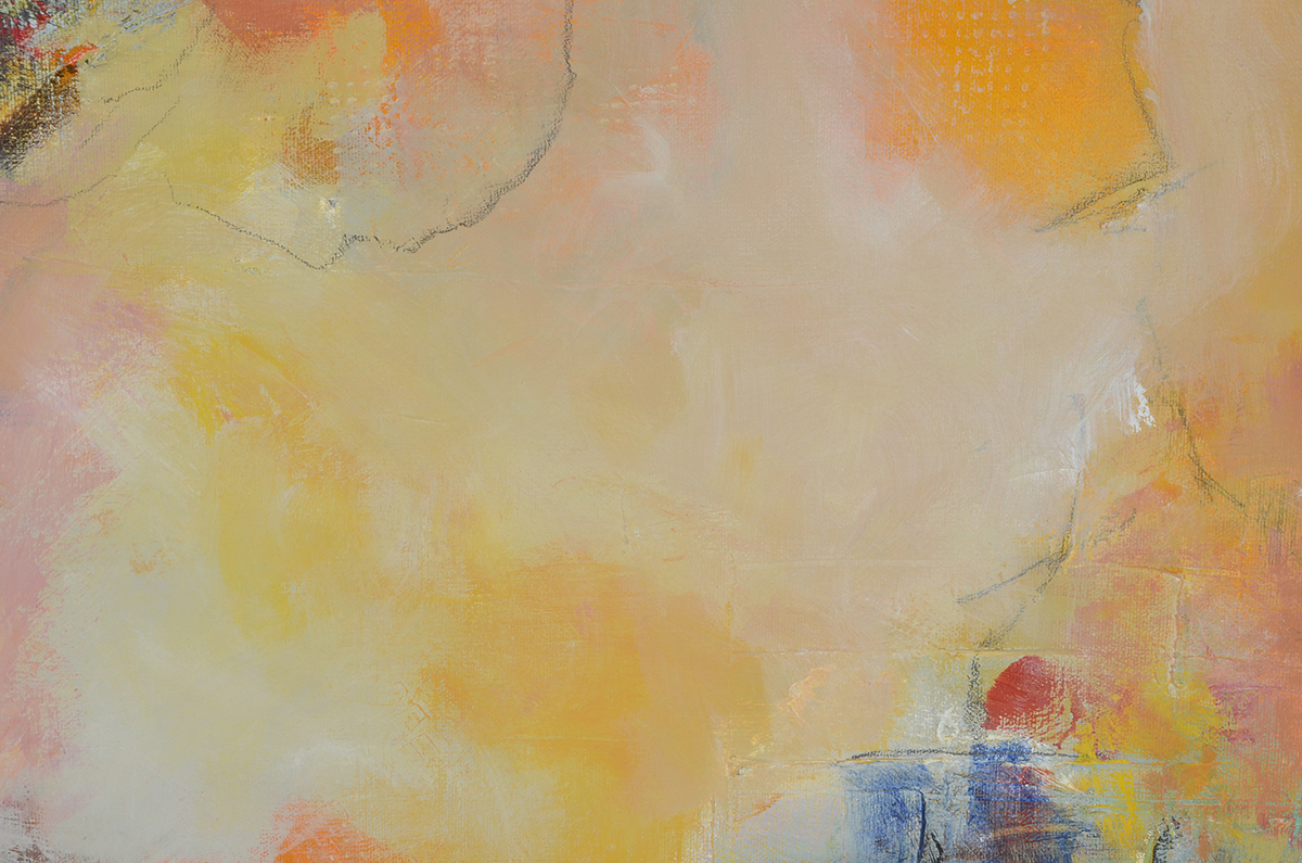 Lisa Schafer Original Abstract Acrylic on Canvas "Elle Said"