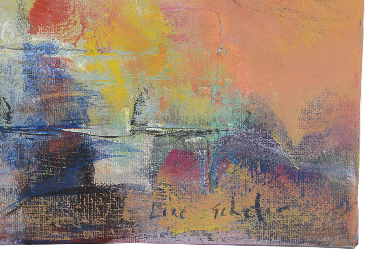 Lisa Schafer Original Abstract Acrylic on Canvas "Elle Said"