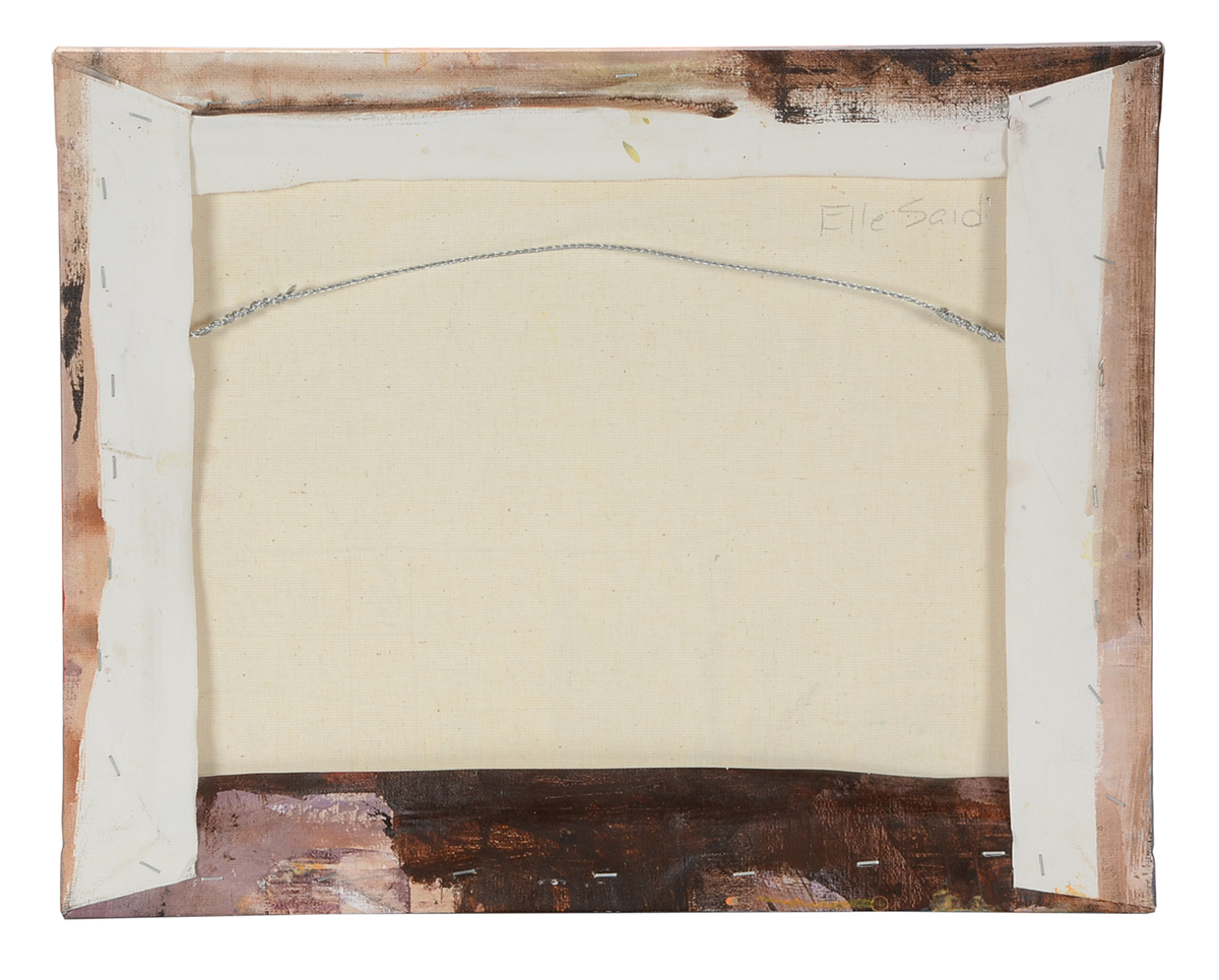 Lisa Schafer Original Abstract Acrylic on Canvas "Elle Said"