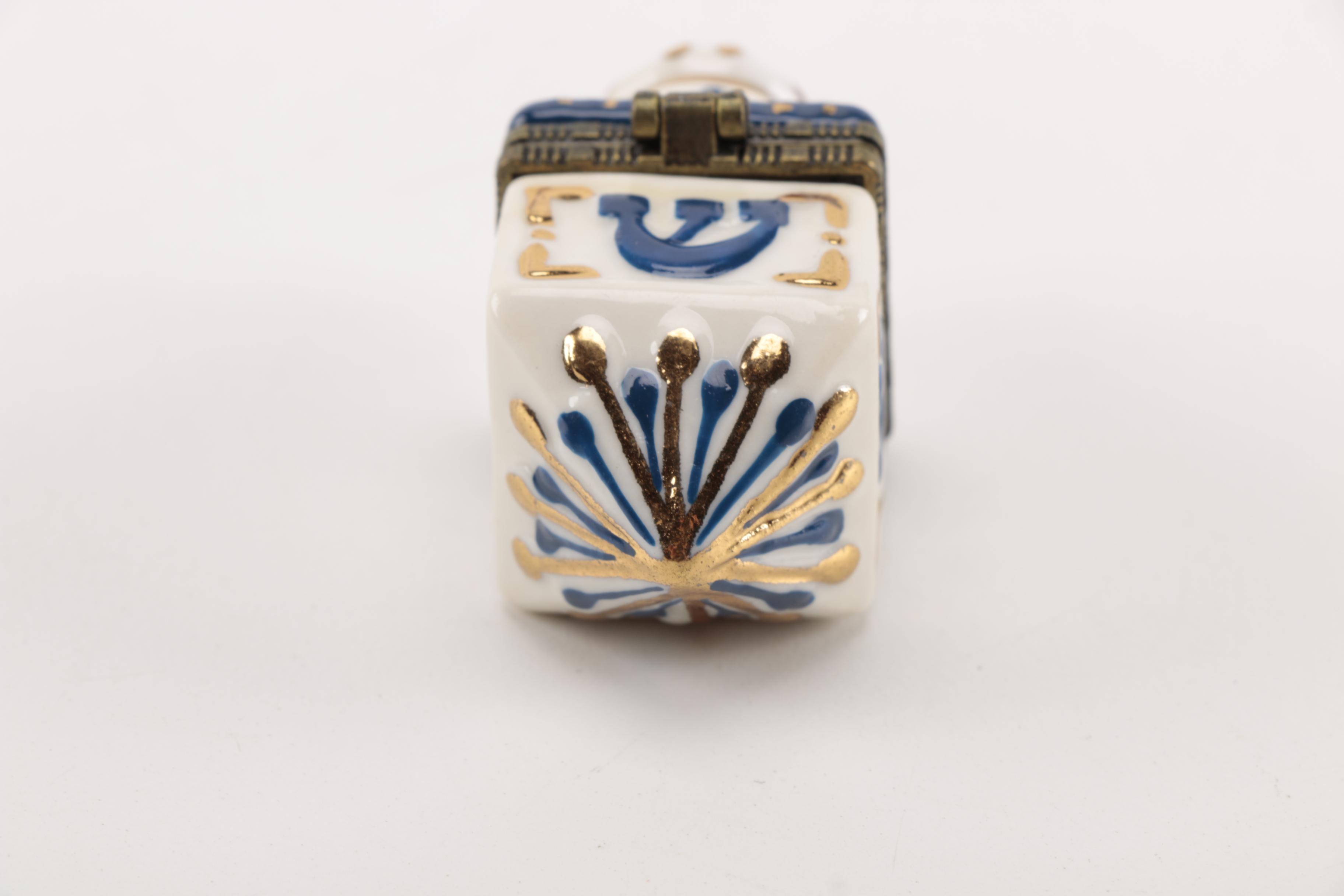 Decorative Glass, Ceramic and Metal Dreidels