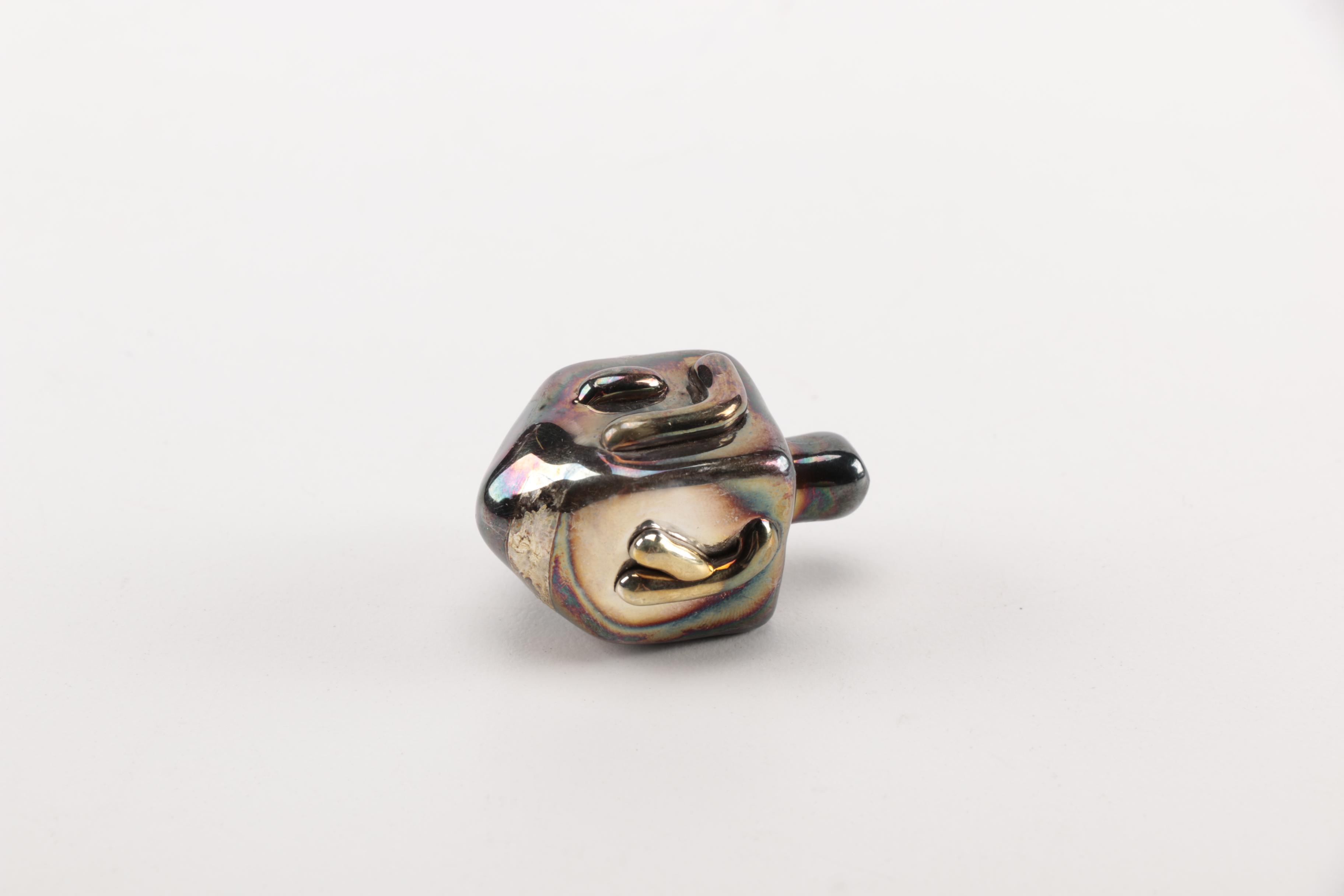 Decorative Glass, Ceramic and Metal Dreidels