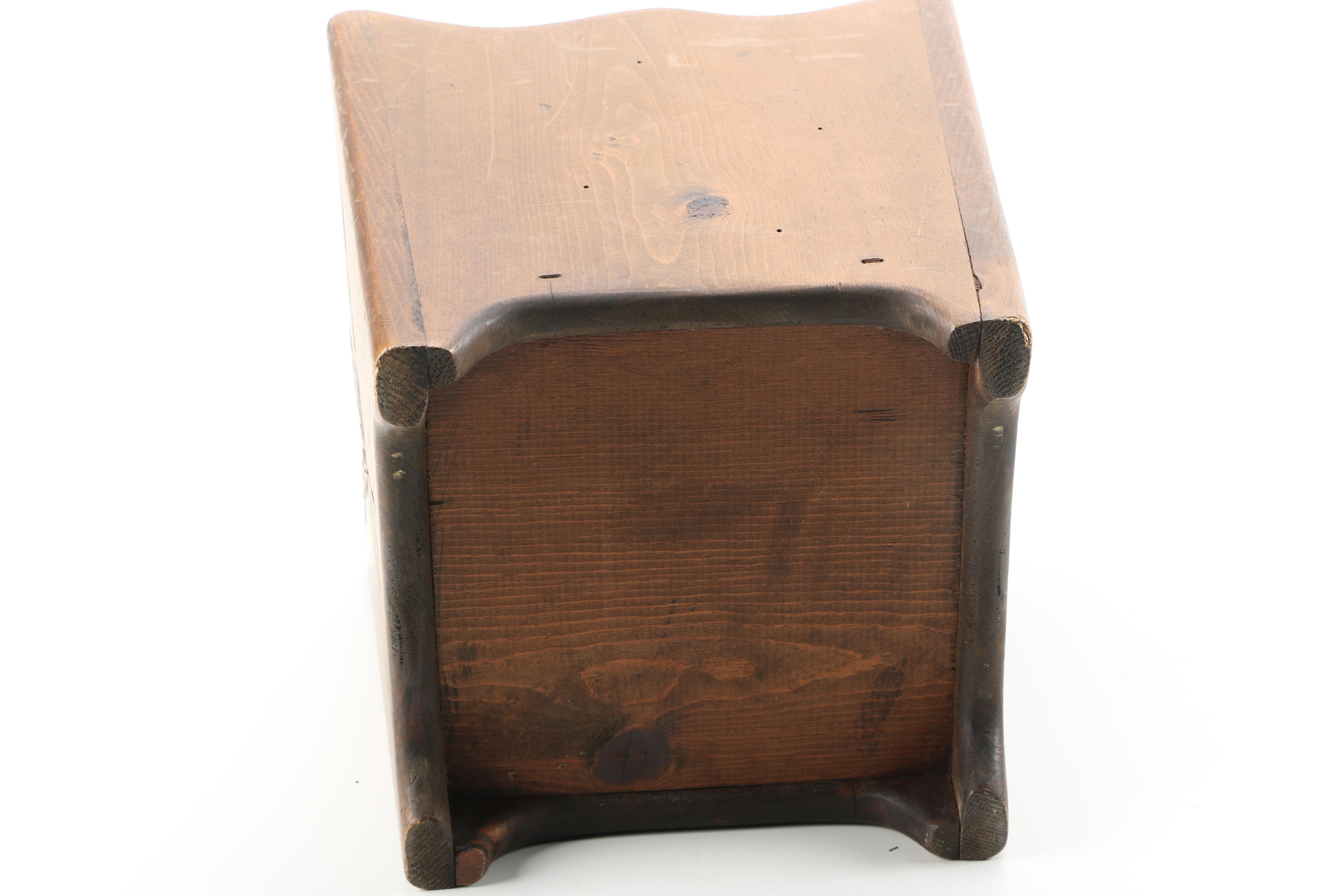 Pair of Decorative Wooden Bins Including The Essex Collection