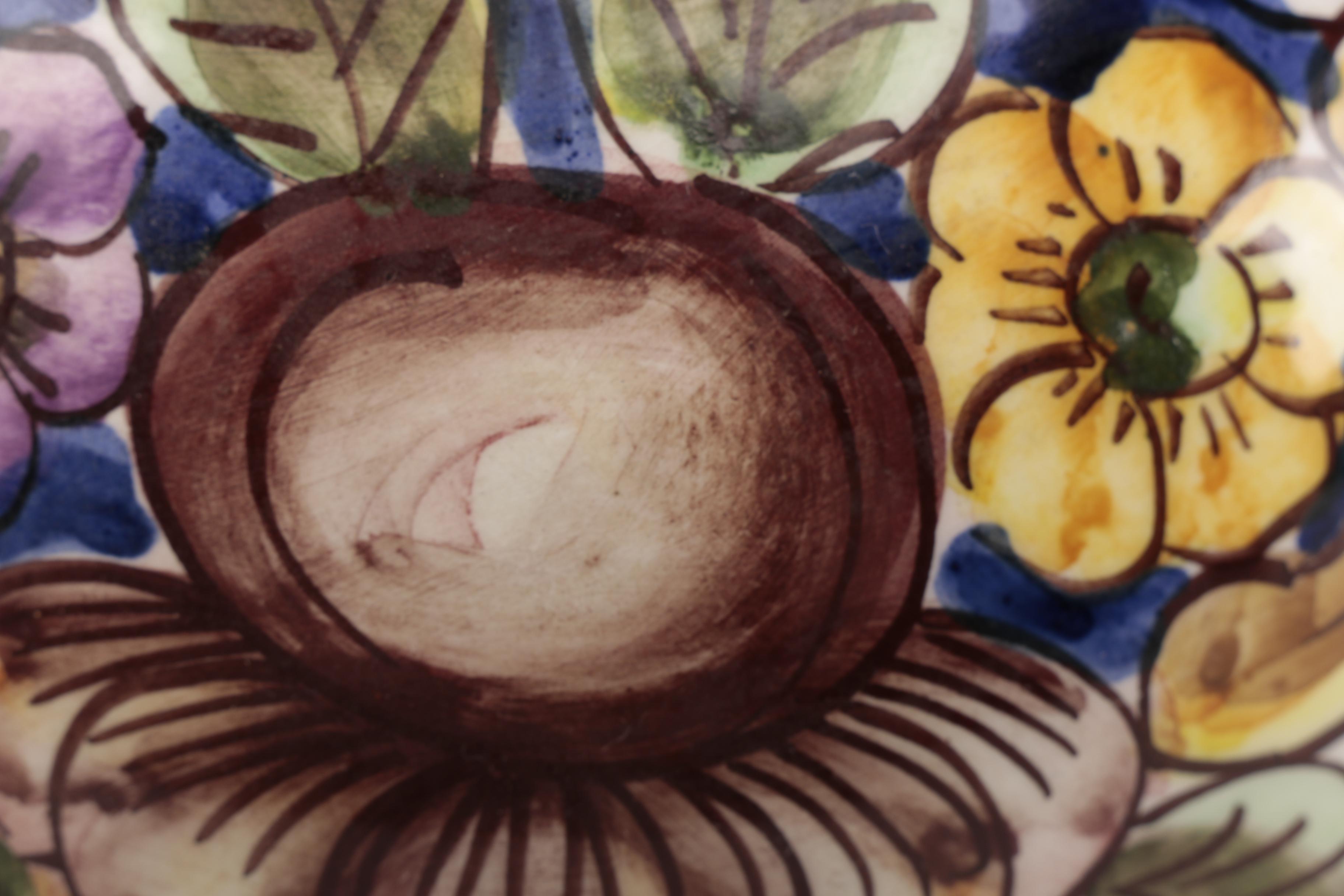 Catalina Alcaide Hand-Painted Spanish Urn