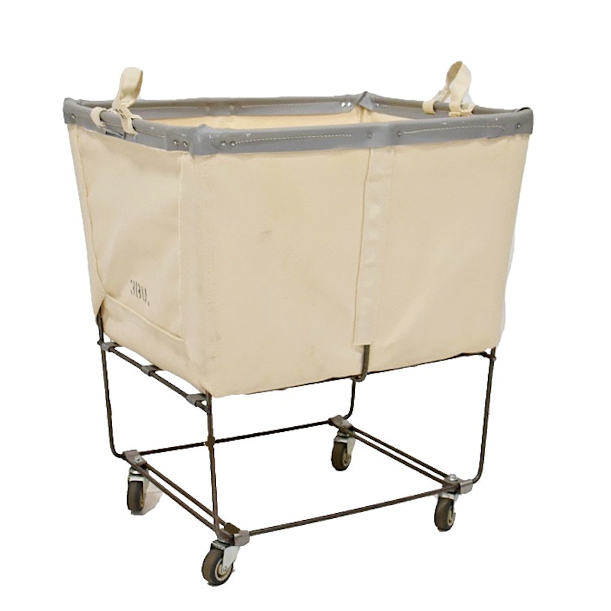 Schoolhouse Electric and Supply Co. Laundry Basket on Wheels