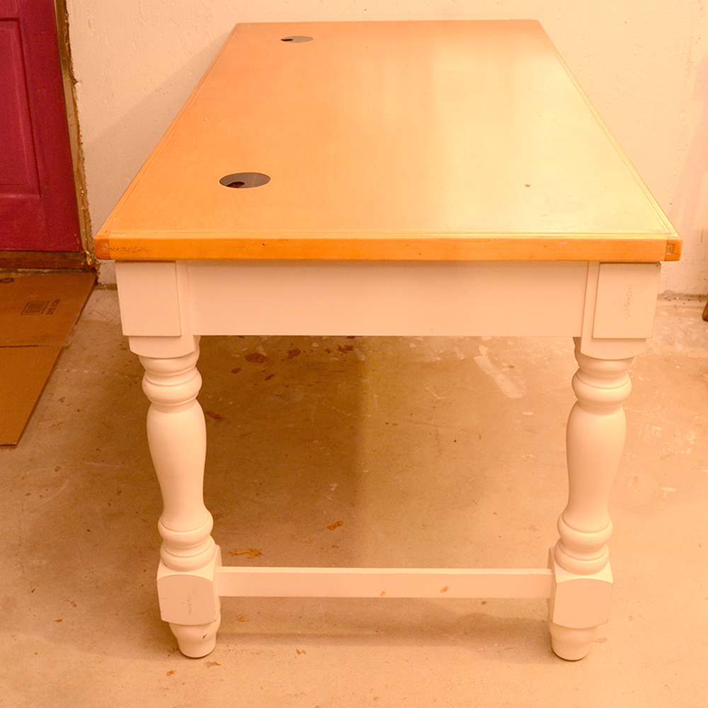 Martin Furniture Maple and Painted Wood Writing Desk