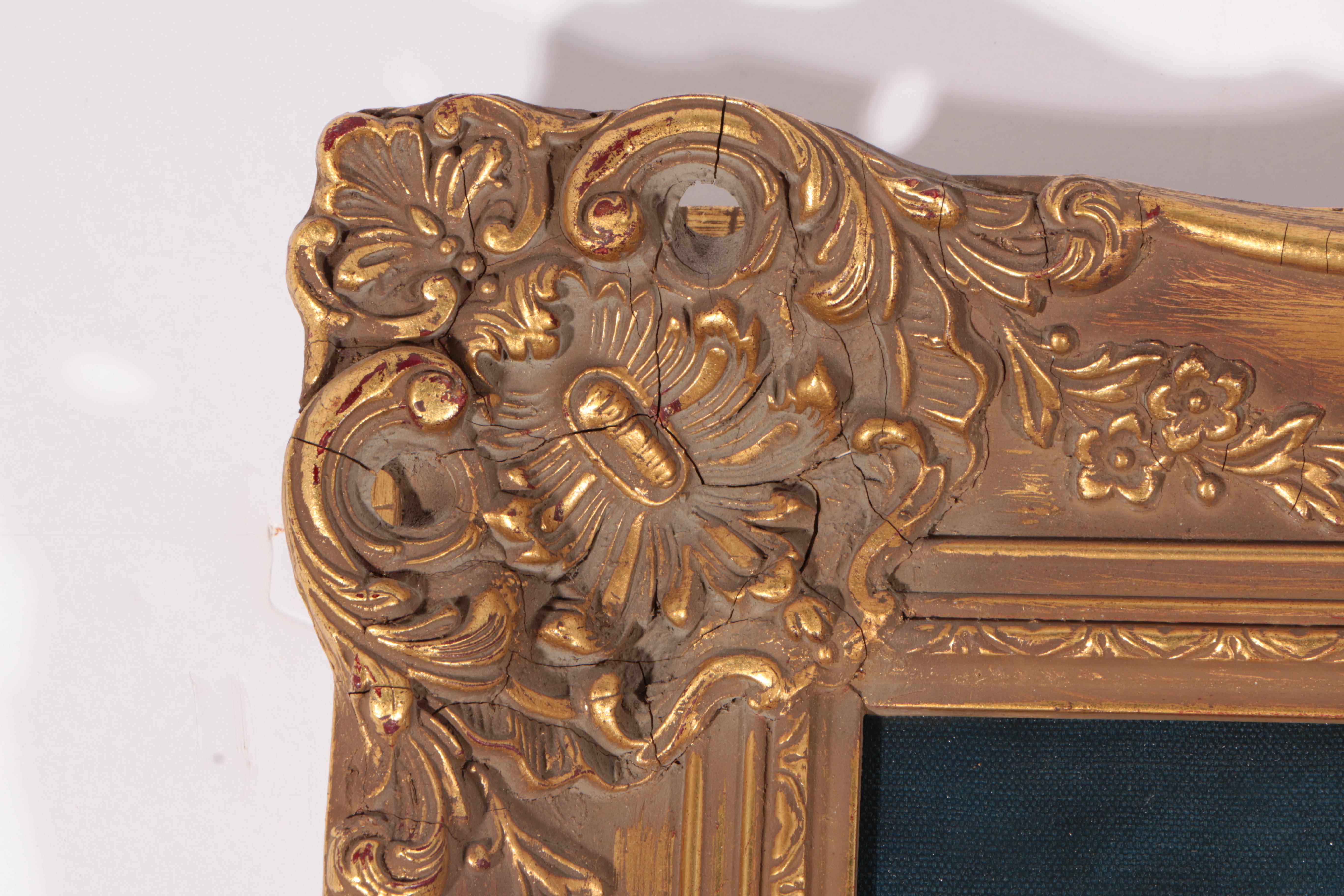 Remer Oil Painting on Canvas of Native American Campsite