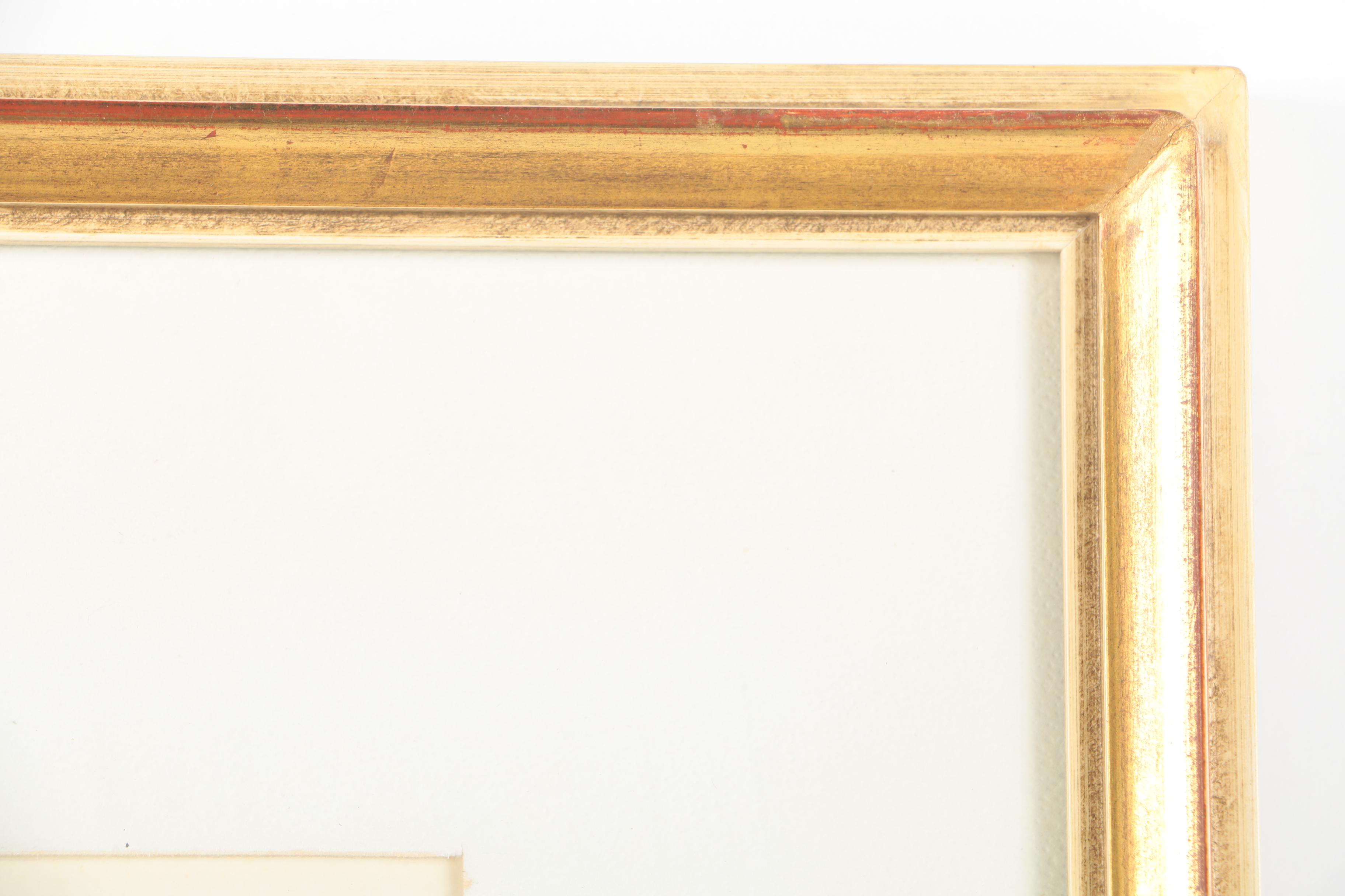 J.K. Ralston Signed Ink On Paper Drawing "Four Up"