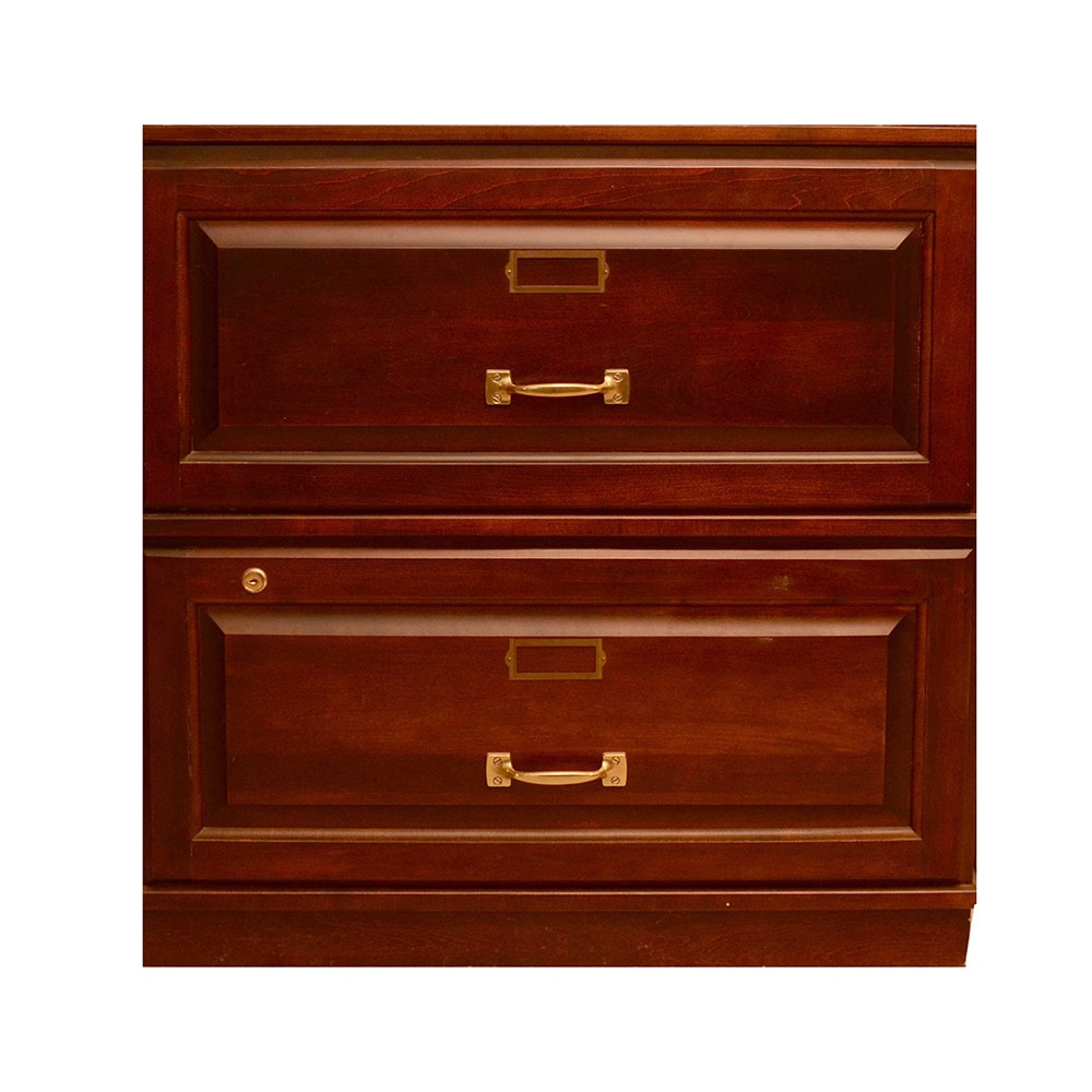 Black Cherry Filing Cabinet