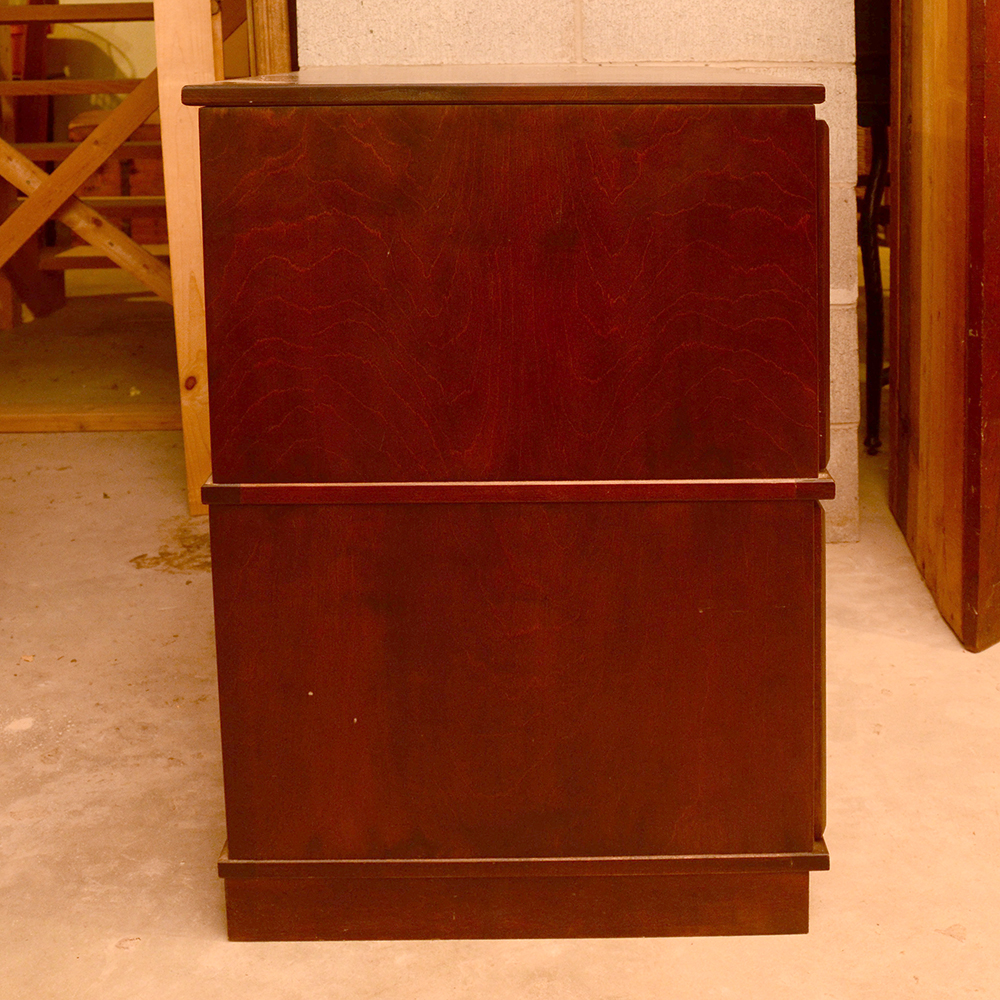 Black Cherry Filing Cabinet