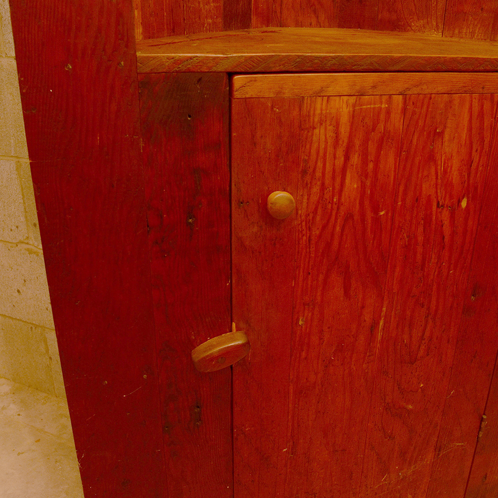 Pine Corner Cabinet