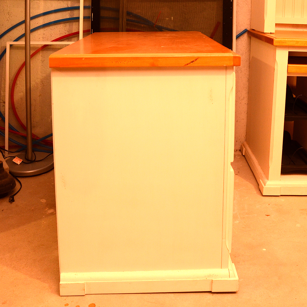 Martin Furniture Maple and Painted Wood Two Lateral File