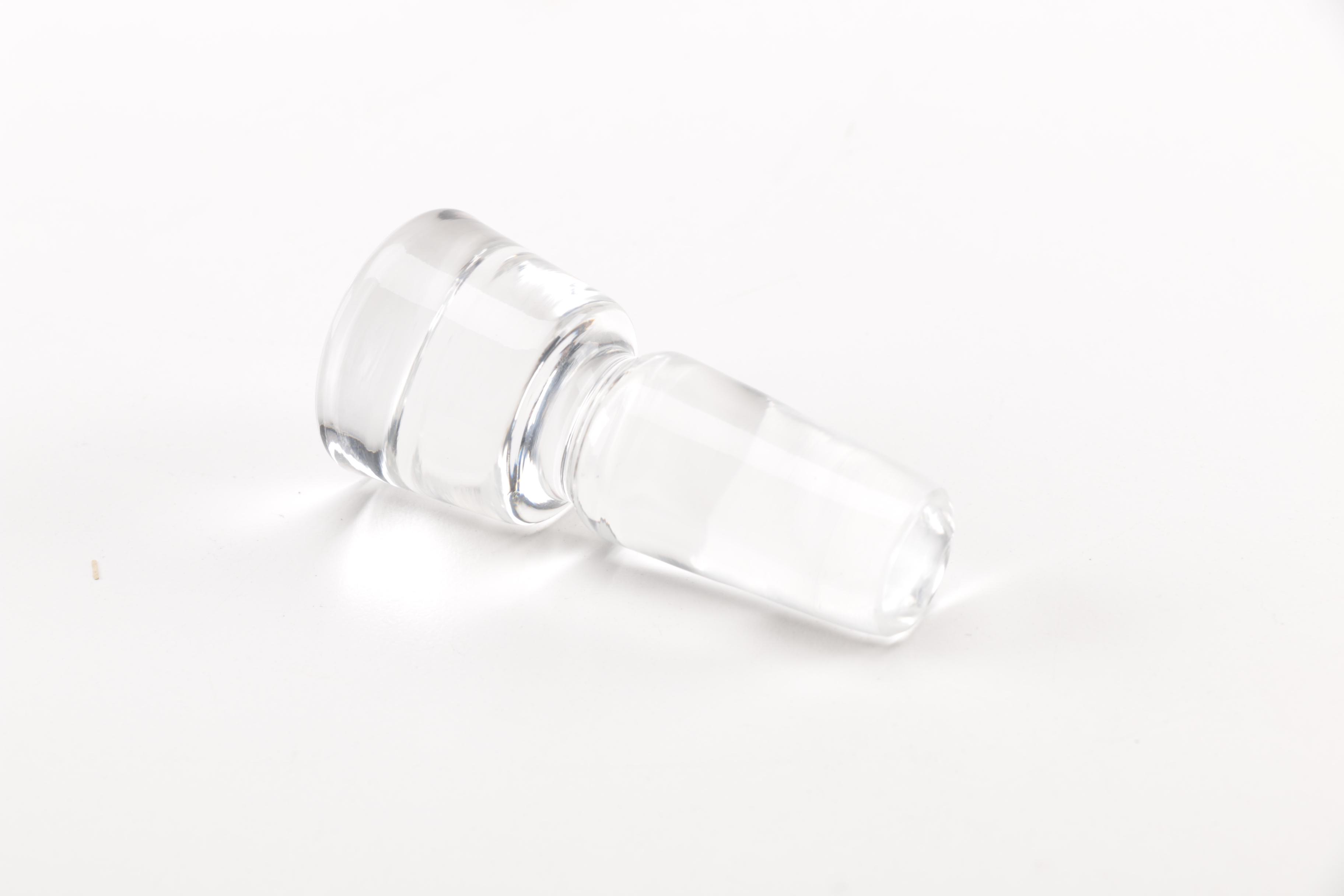 Contemporary Style Glass Decanter With Glasses